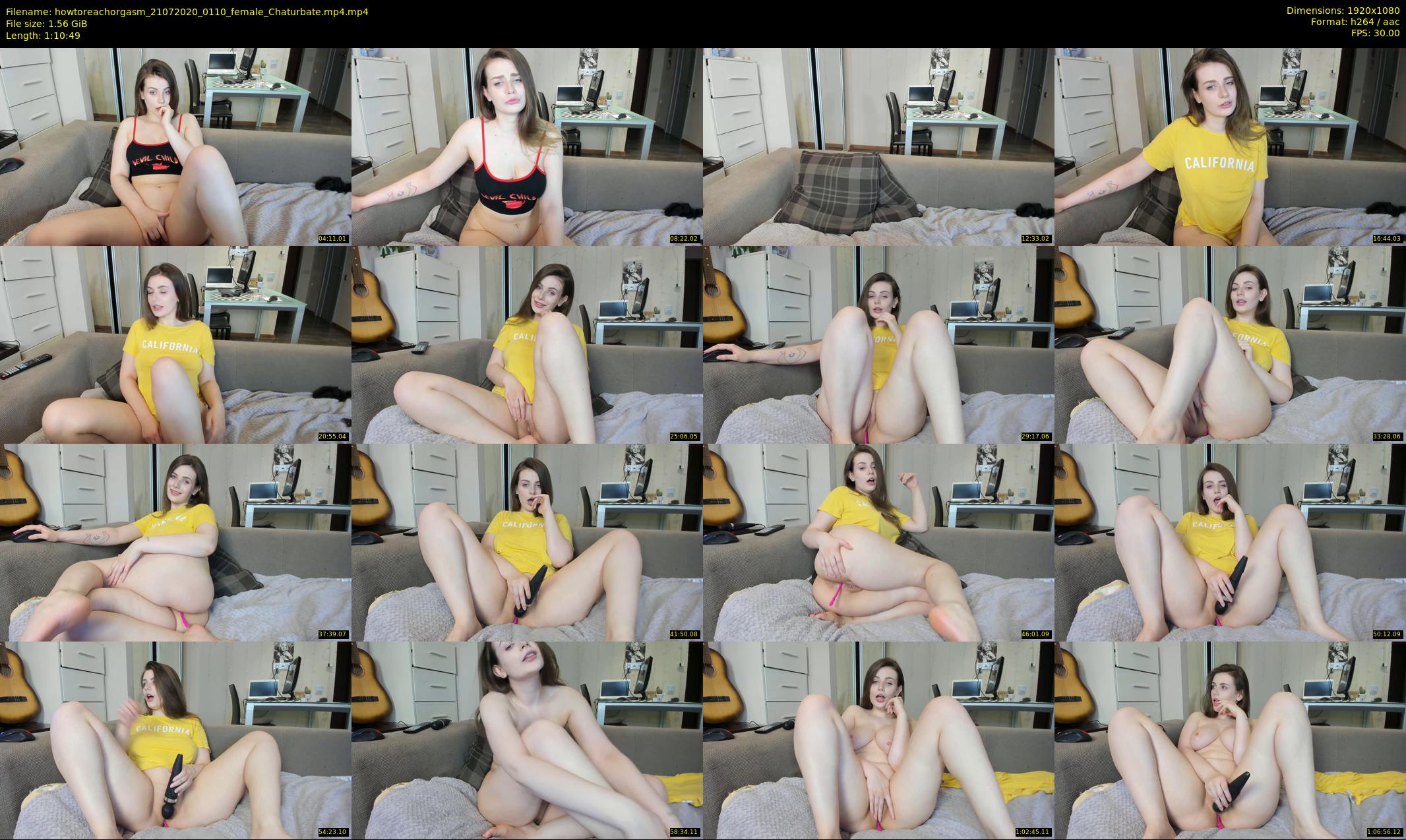 howtoreachorgasm — 71 minute Chaturbate couple cam show recording, 1080p, Jul 21, 2020