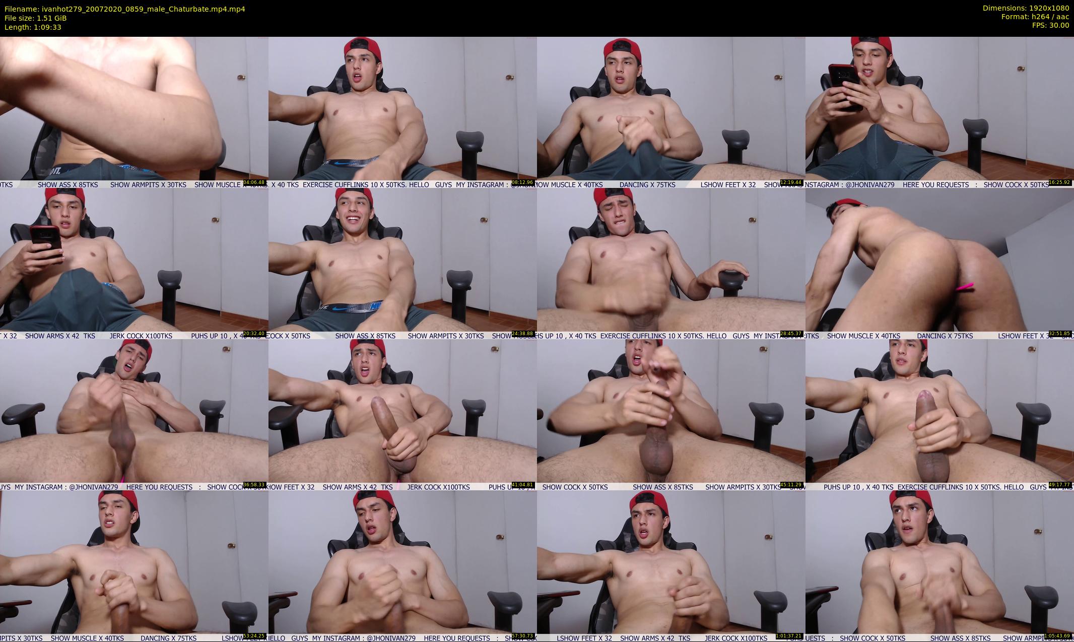 ivanhot279 — 70 minute Chaturbate male cam show recording, 1080p, Jul 20, 2020
