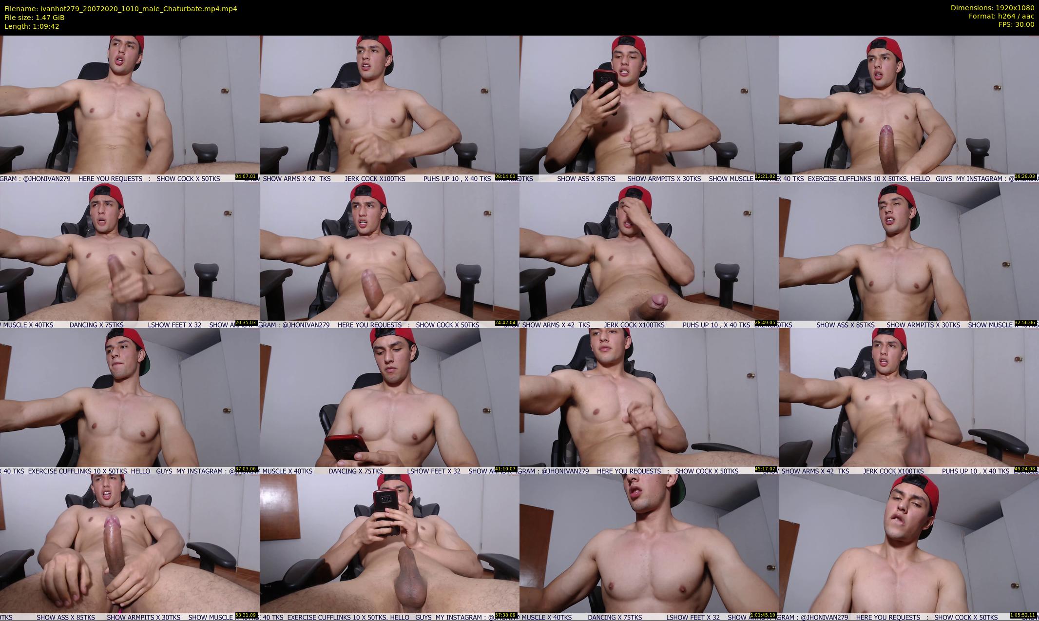 ivanhot279 — 70 minute Chaturbate male cam show recording, 1080p, Jul 20, 2020