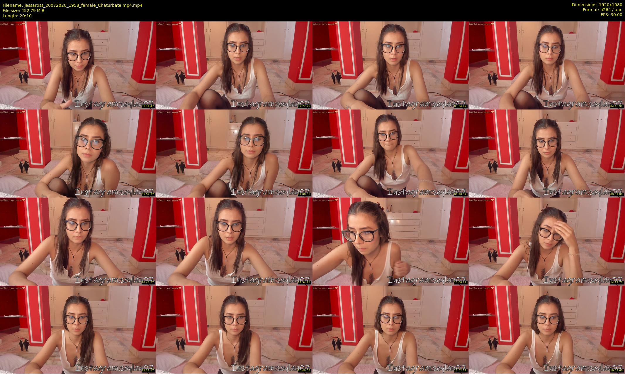 jessaross — 21 minute Chaturbate female cam show recording, 1080p, Jul 20, 2020