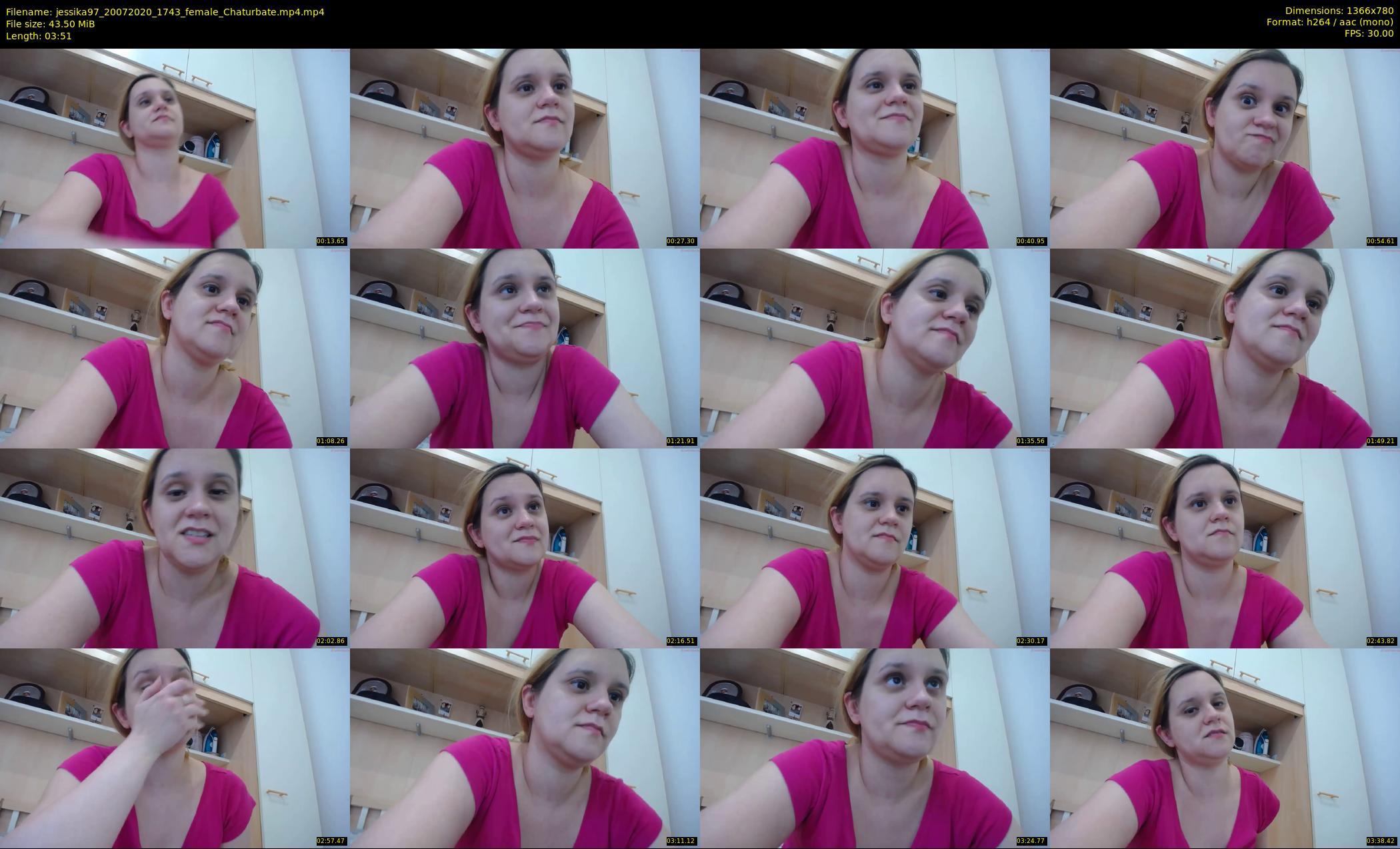 jessika97 — 4 minute Chaturbate female cam show recording, 720p, Jul 20, 2020