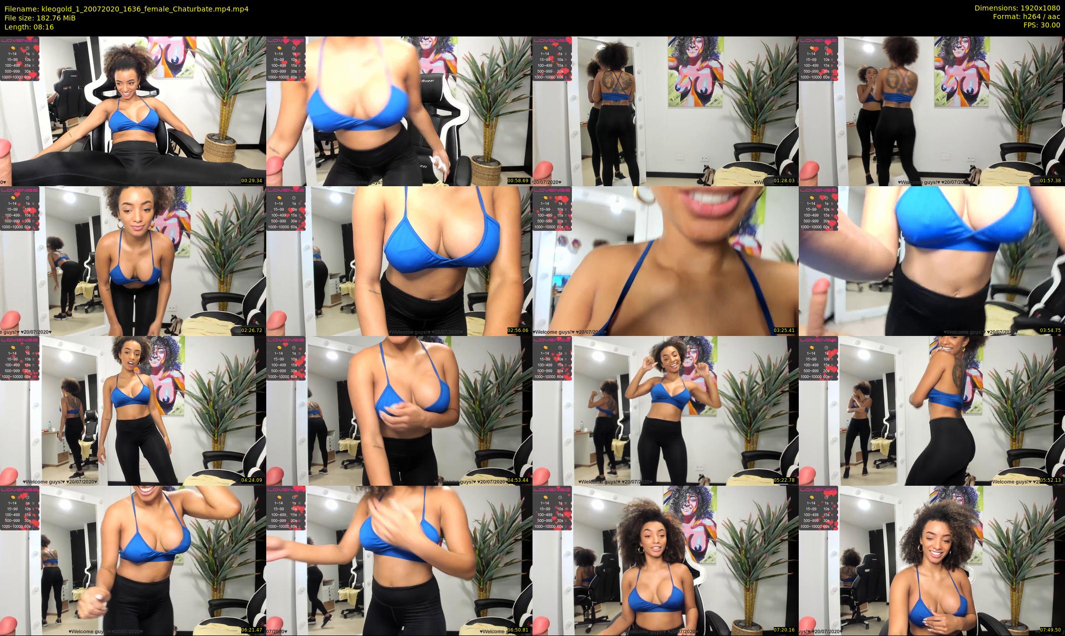 kleogold_1 — 9 minute Chaturbate female cam show recording, 1080p, Jul 20, 2020
