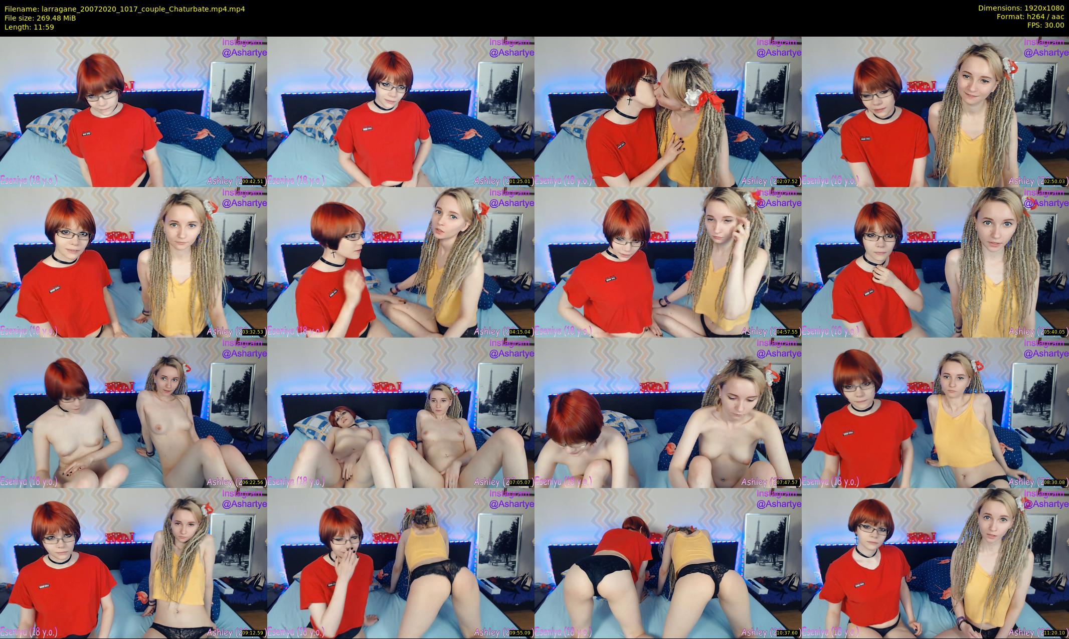 larragane — 12 minute Chaturbate couple cam show recording, 1080p, Jul 20, 2020