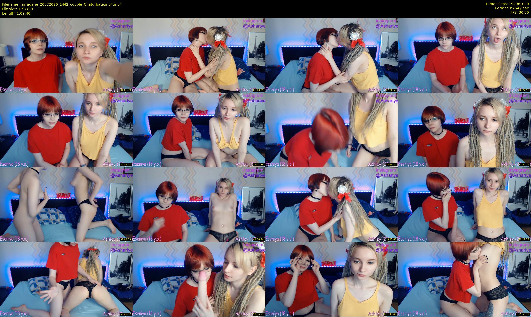 larragane — 70 minute Chaturbate couple cam show recording, 1080p, Jul 20, 2020