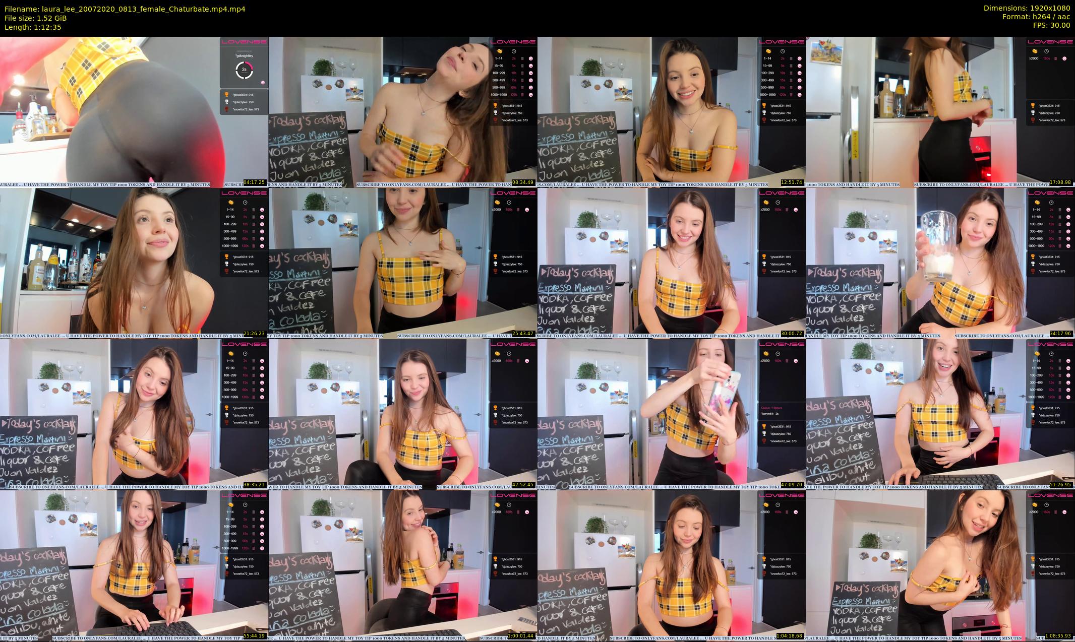 laura_lee — 73 minute Chaturbate female cam show recording, 1080p, Jul 20, 2020