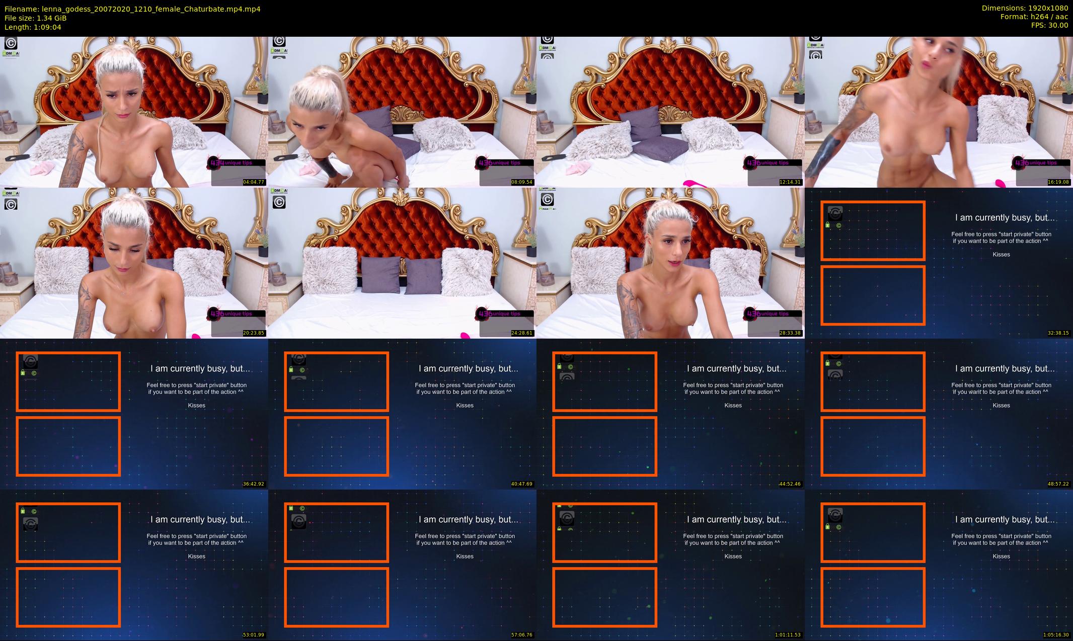 lenna_godess — 70 minute Chaturbate female cam show recording, 1080p, Jul 20, 2020