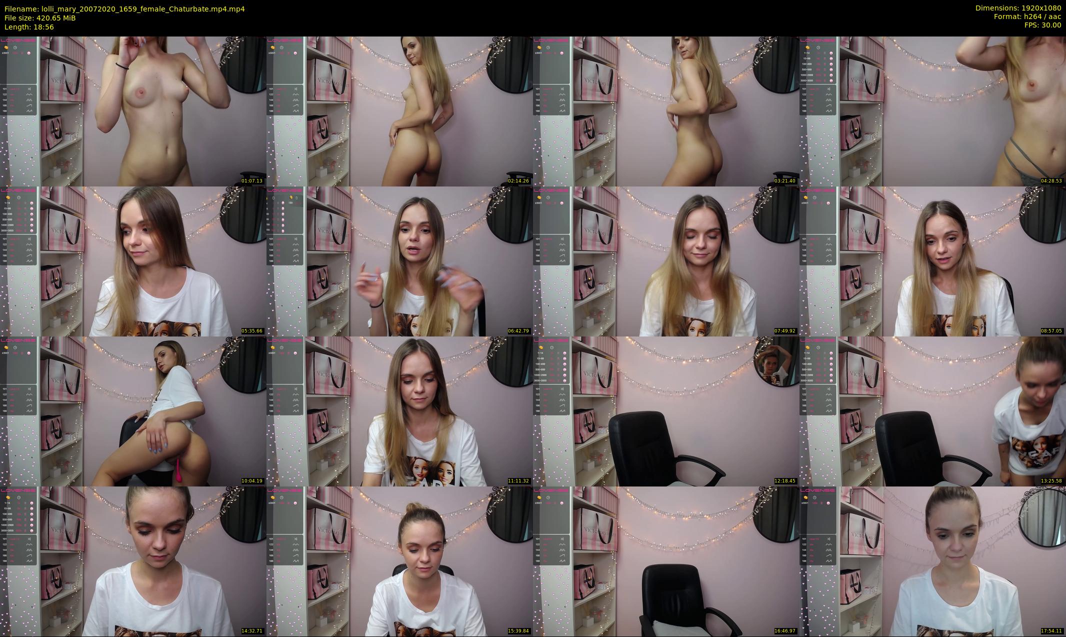 lolli_mary — 19 minute Chaturbate female cam show recording, 1080p, Jul 20, 2020