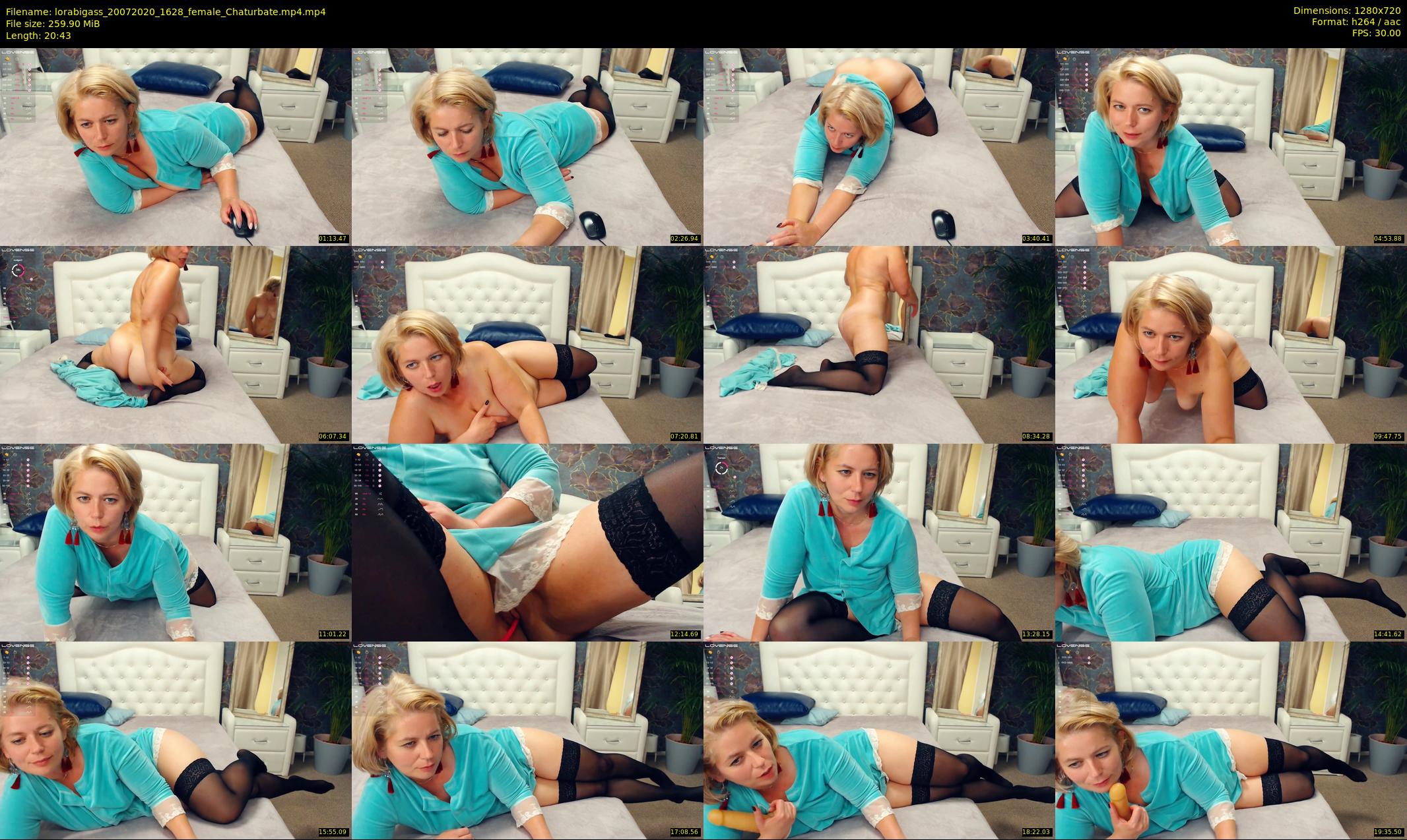 lorabigass — 21 minute Chaturbate female cam show recording, 720p, Jul 20, 2020