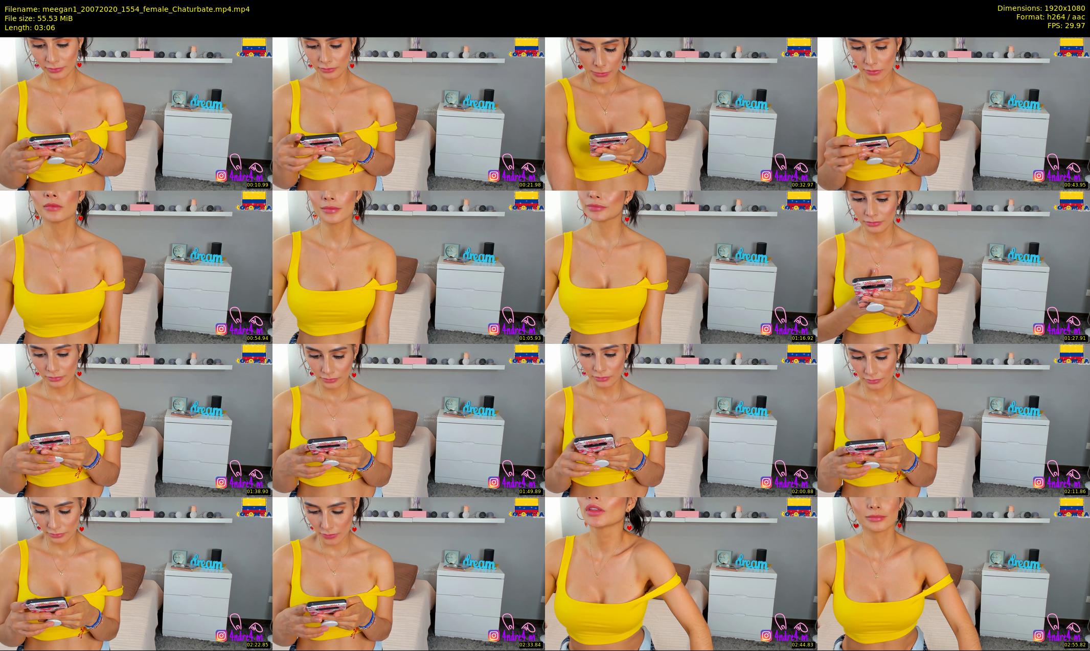 meegan1 — 4 minute Chaturbate female cam show recording, 1080p, Jul 20, 2020