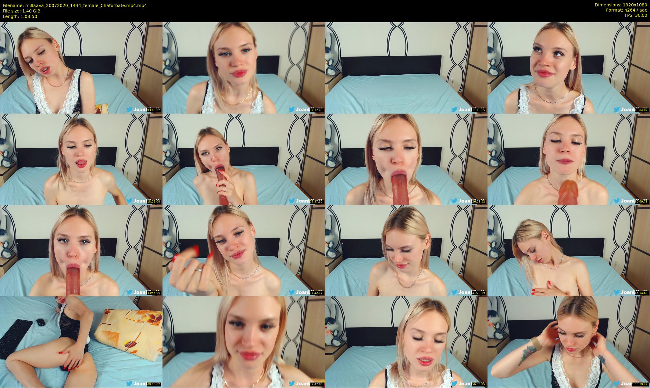 millaava — 64 minute Chaturbate female cam show recording, 1080p, Jul 20, 2020