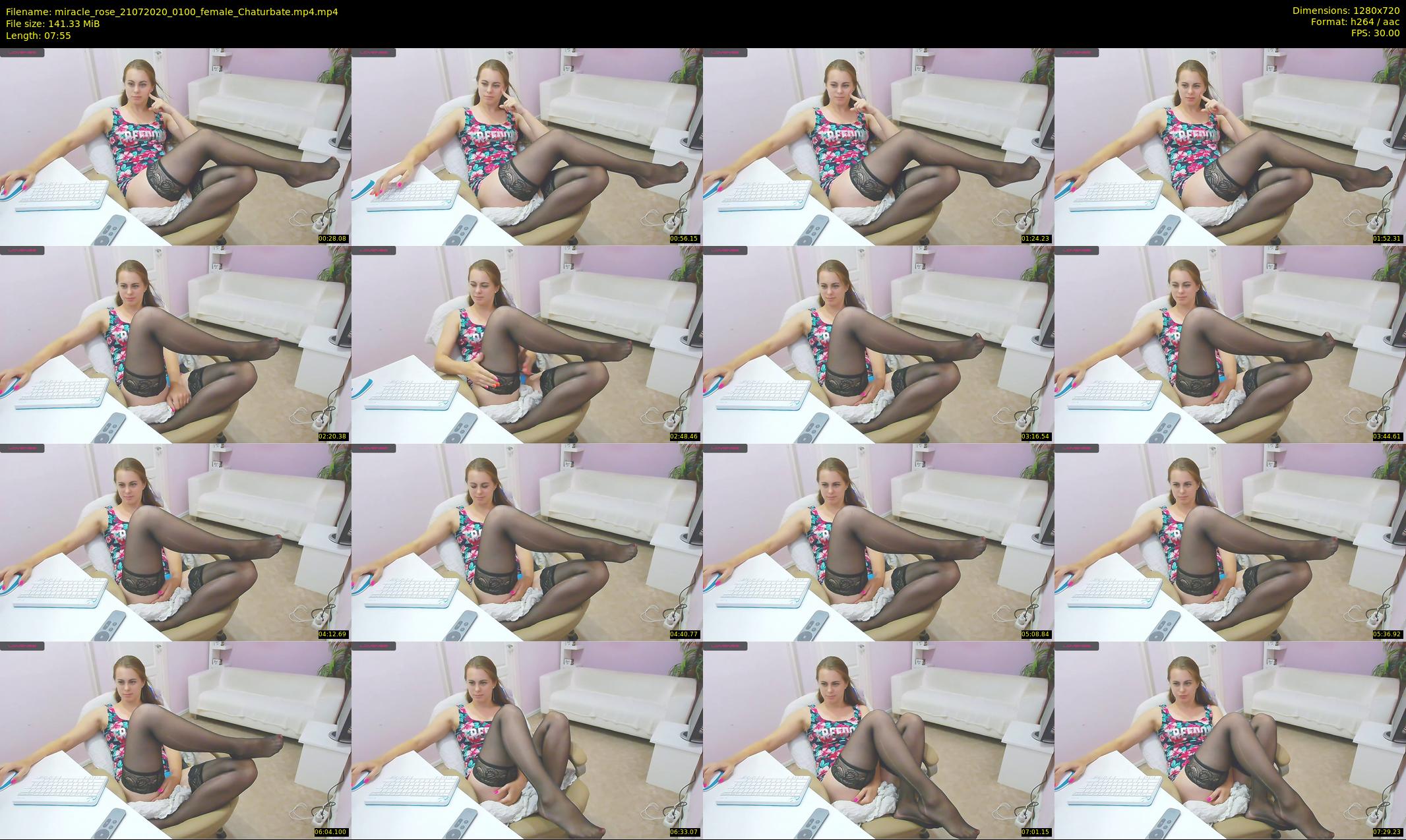 miracle_rose — 8 minute Chaturbate female cam show recording, 720p, Jul 21, 2020