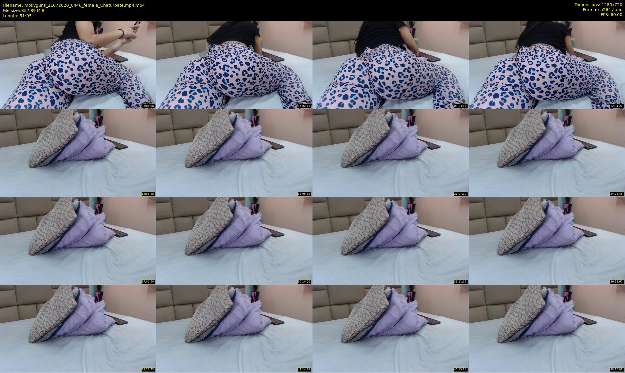 mollyguns — 52 minute Chaturbate female cam show recording, 720p, Jul 21, 2020