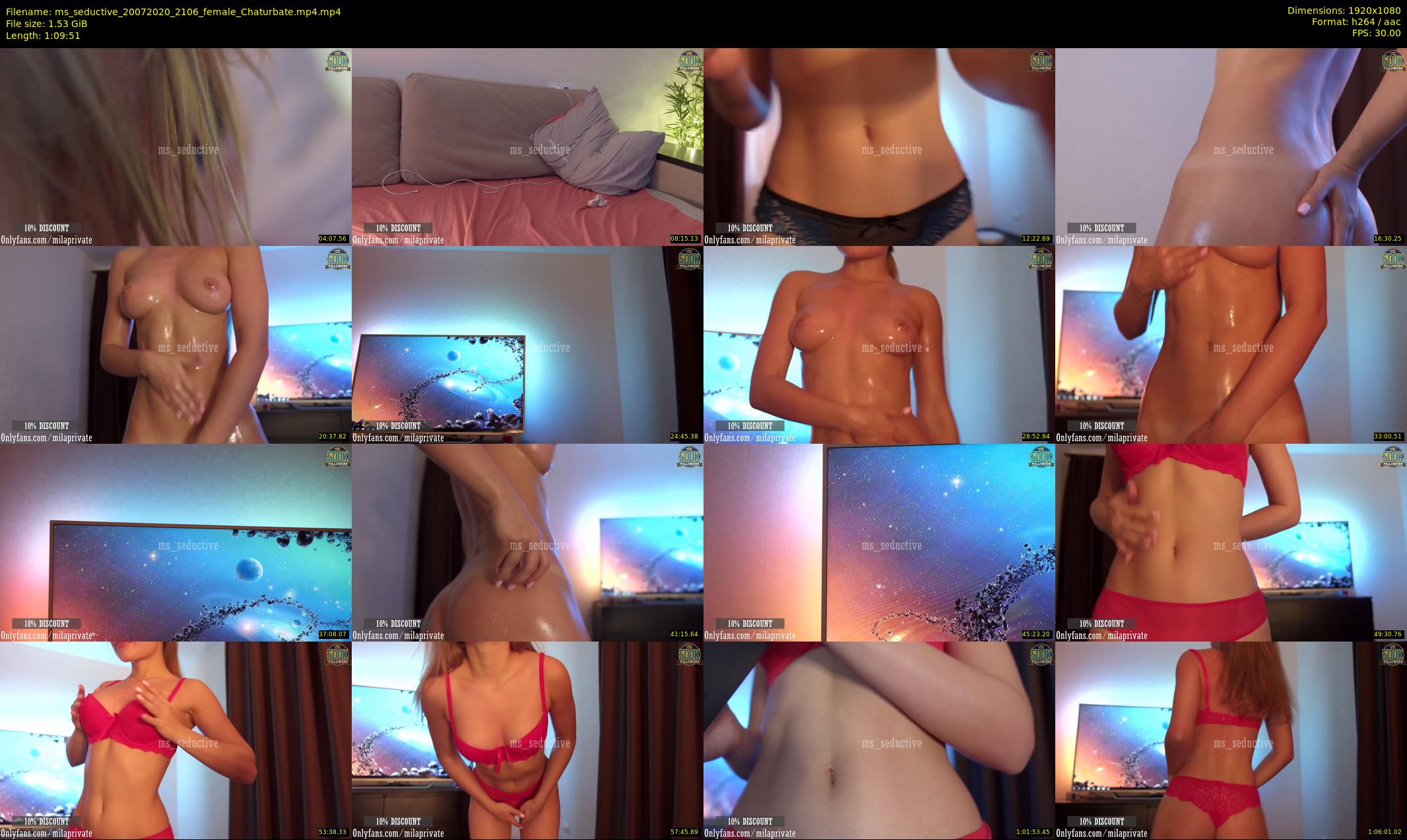ms_seductive — 70 minute Chaturbate female cam show recording, 1080p, Jul 20, 2020