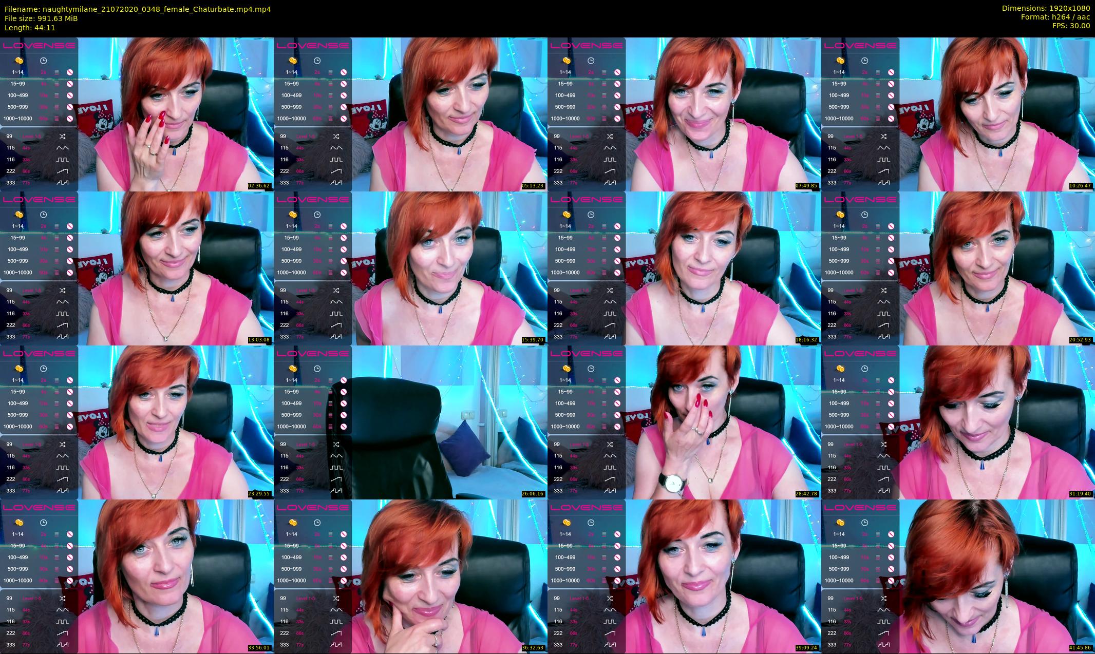 naughtymilane — 45 minute Chaturbate female cam show recording, 1080p, Jul 21, 2020