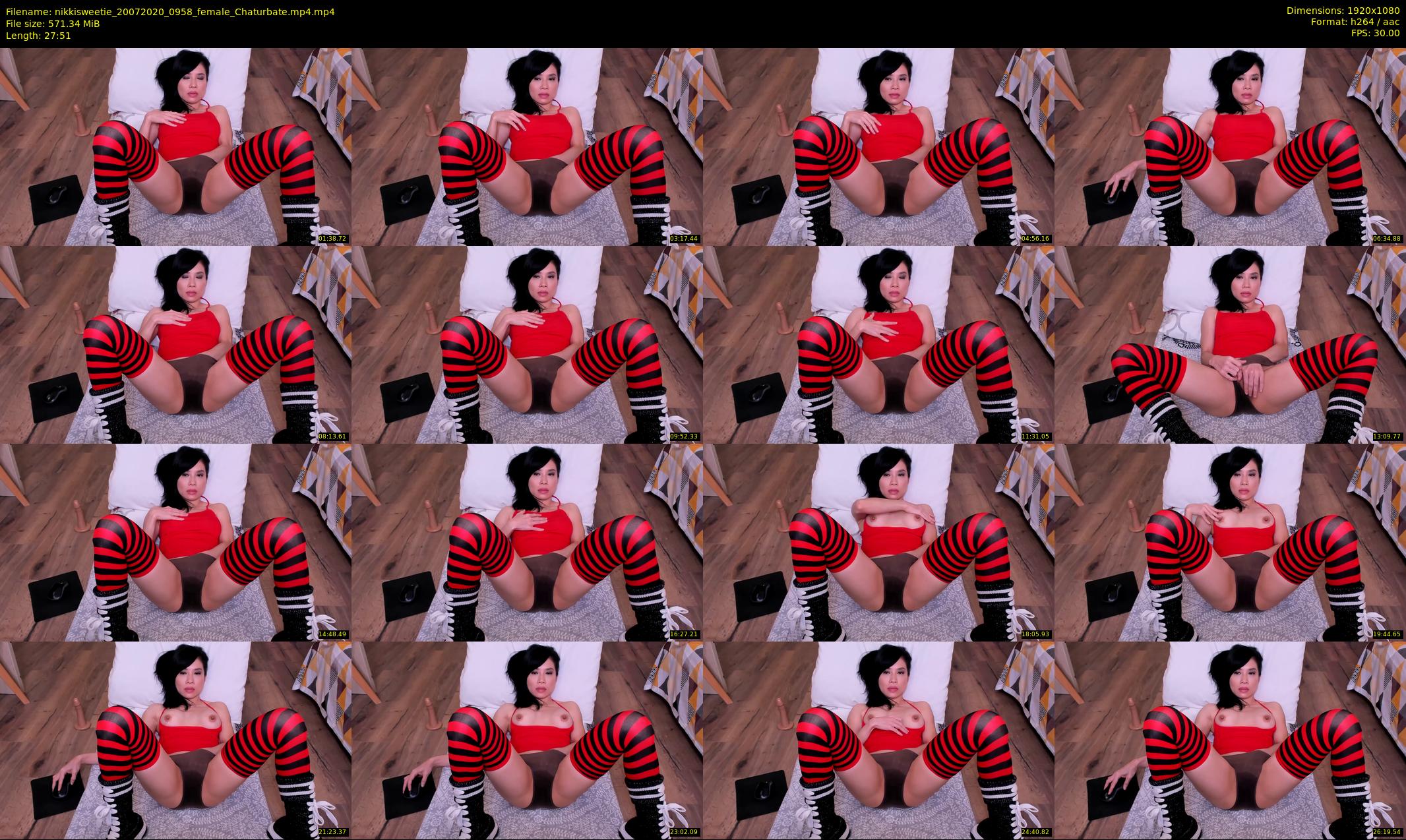 nikkisweetie — 28 minute Chaturbate female cam show recording, 1080p, Jul 20, 2020
