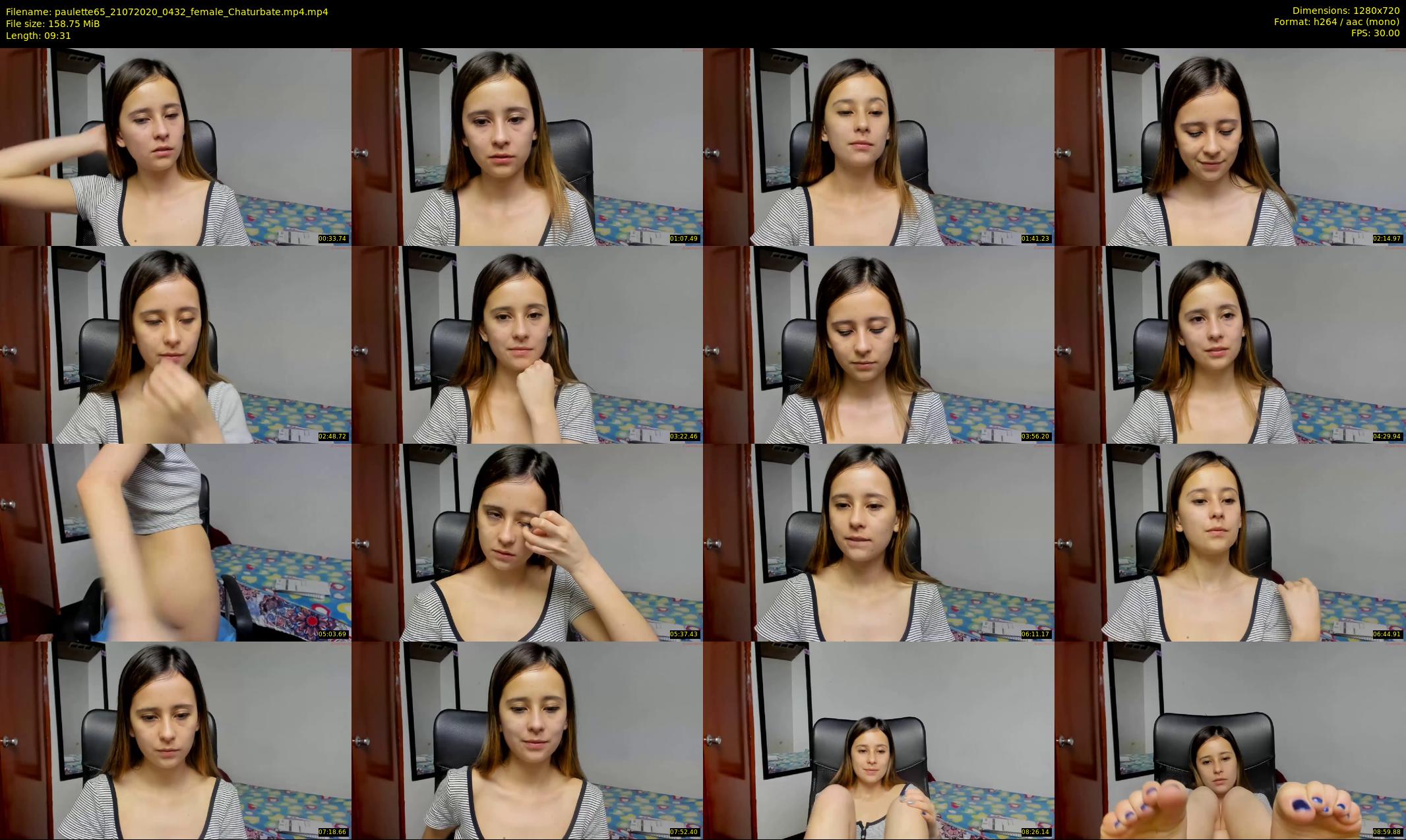 paulette65 — 10 minute Chaturbate female cam show recording, 720p, Jul 21, 2020