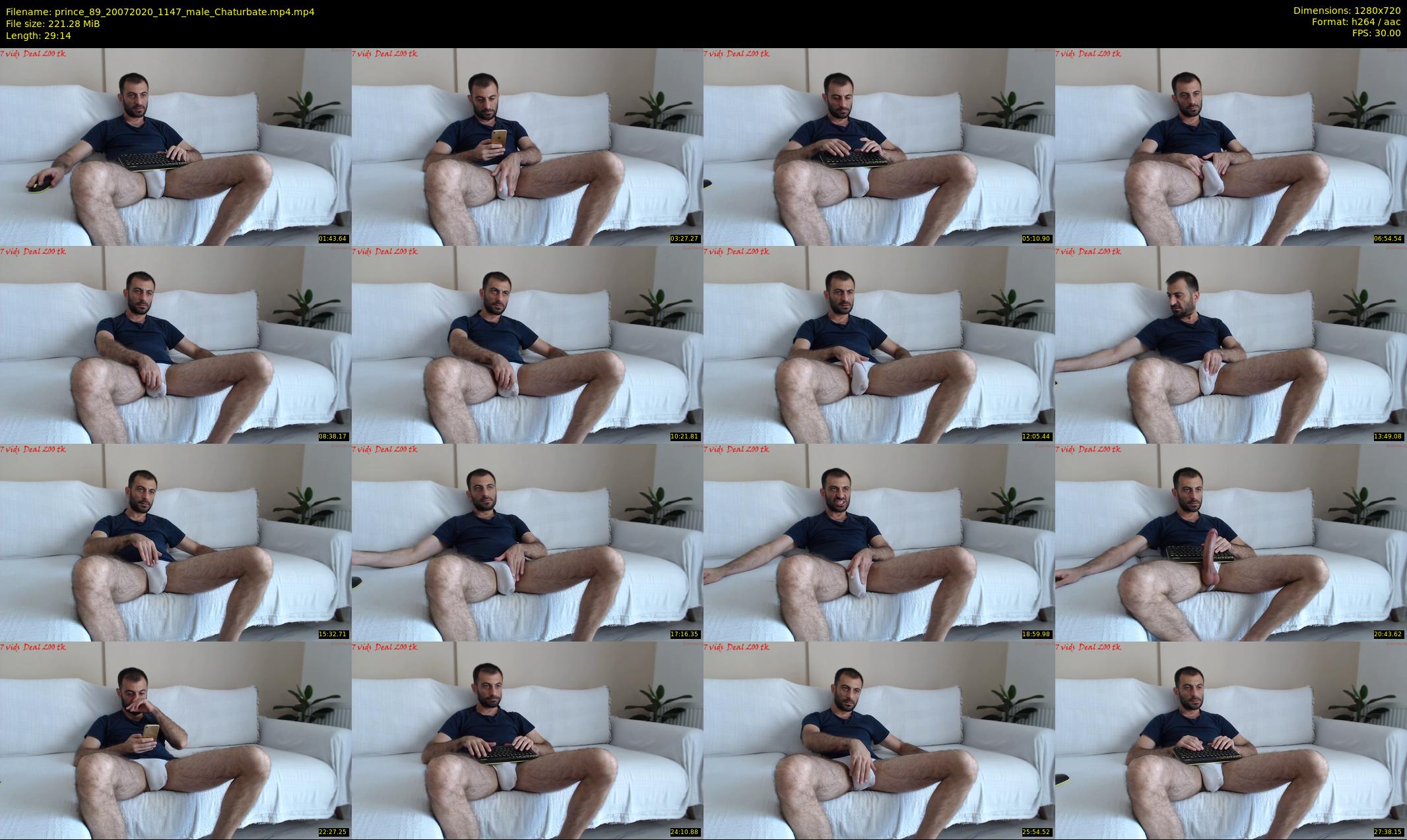 prince_89 — 30 minute Chaturbate male cam show recording, 720p, Jul 20, 2020