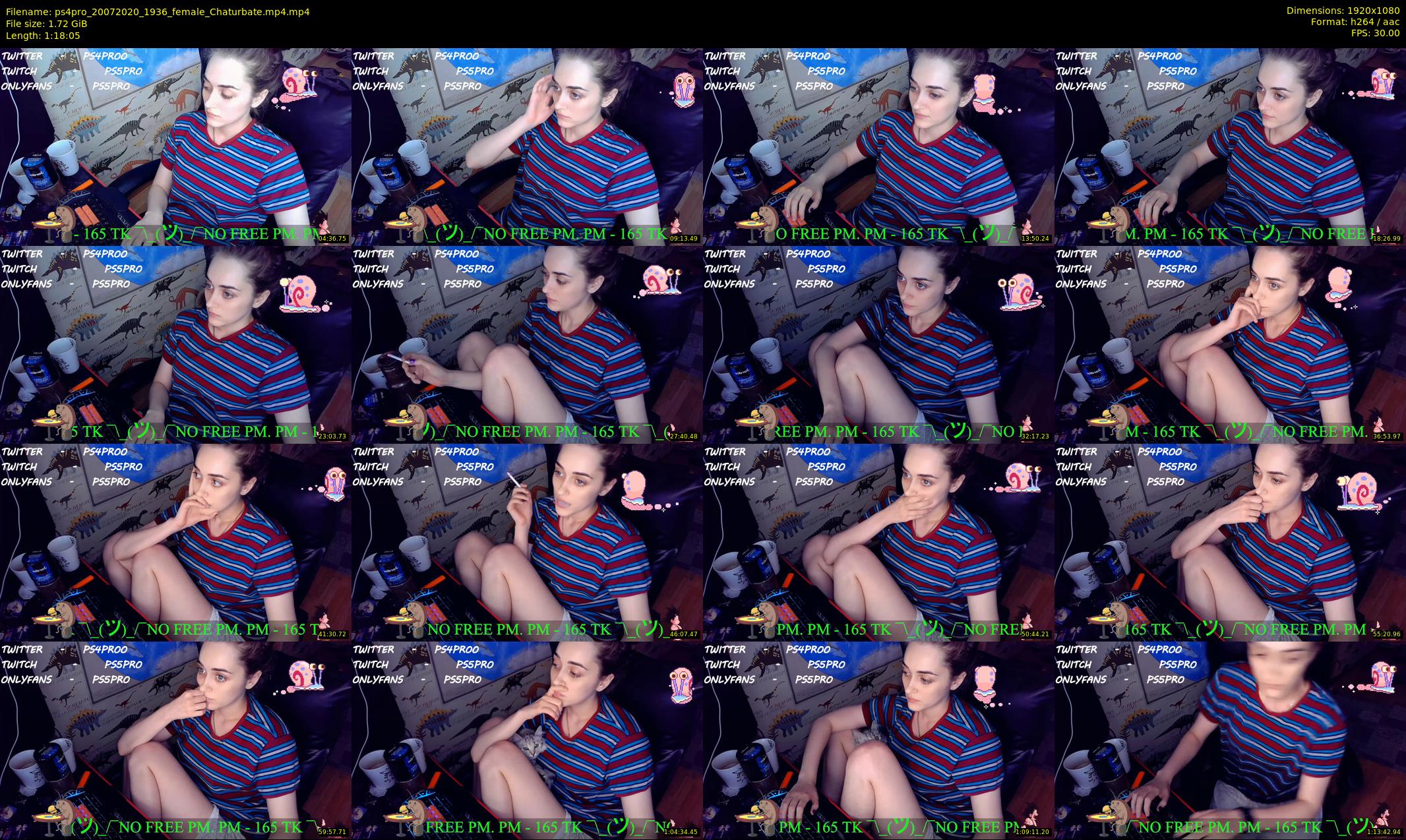 ps4pro — 79 minute Chaturbate female cam show recording, 1080p, Jul 20, 2020