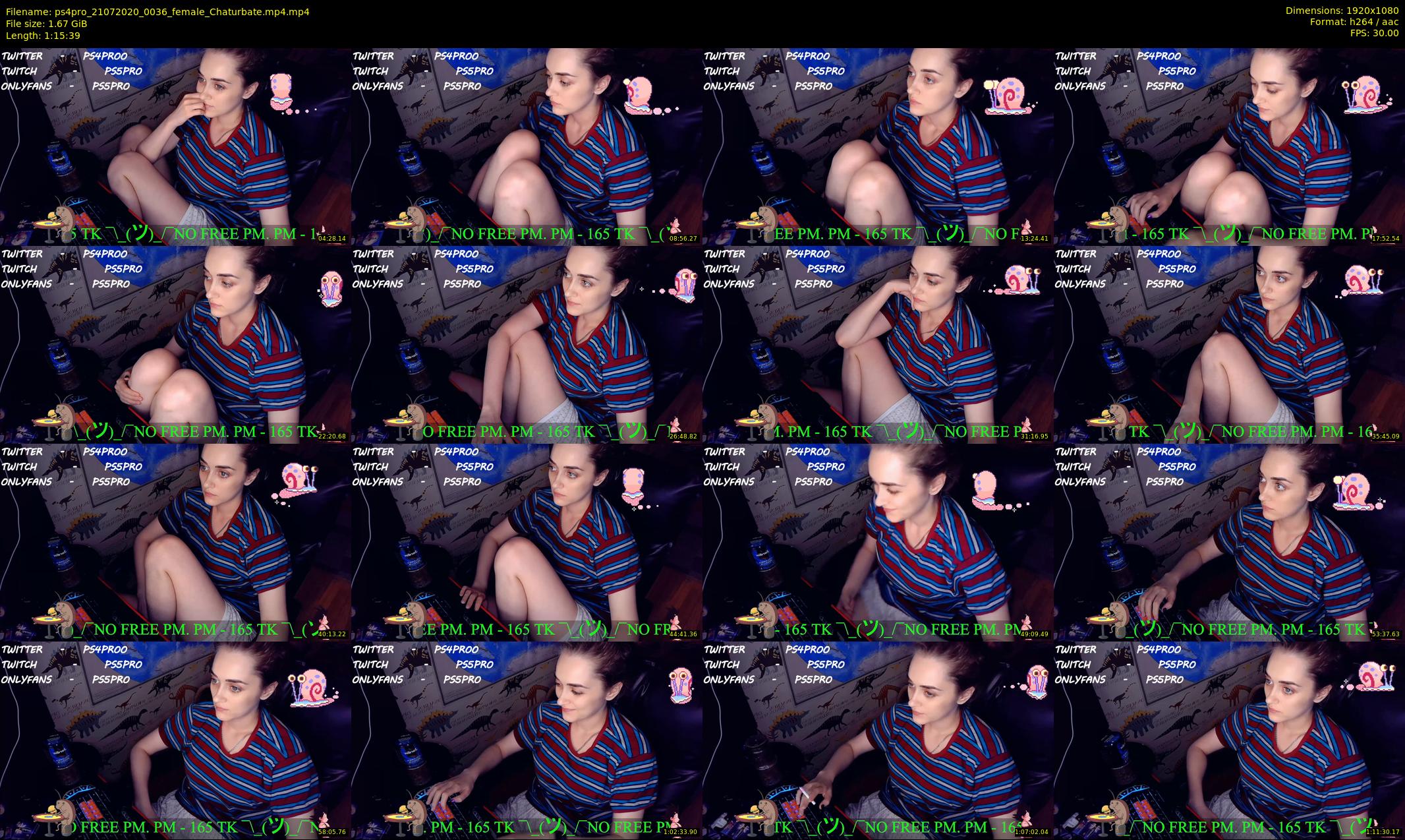 ps4pro — 76 minute Chaturbate female cam show recording, 1080p, Jul 21, 2020