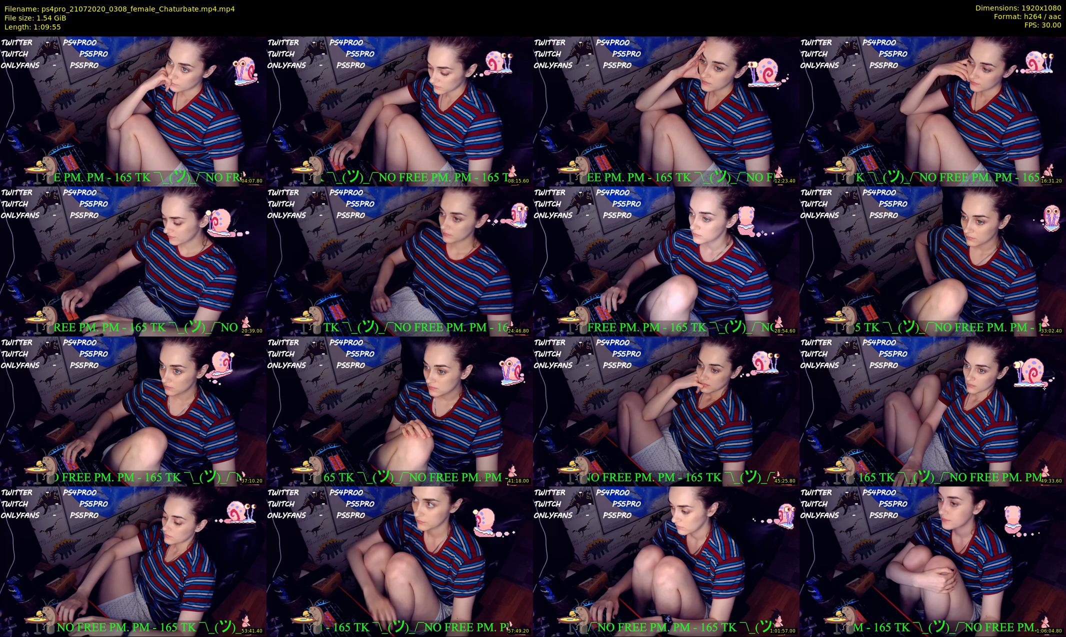 ps4pro — 70 minute Chaturbate female cam show recording, 1080p, Jul 21, 2020