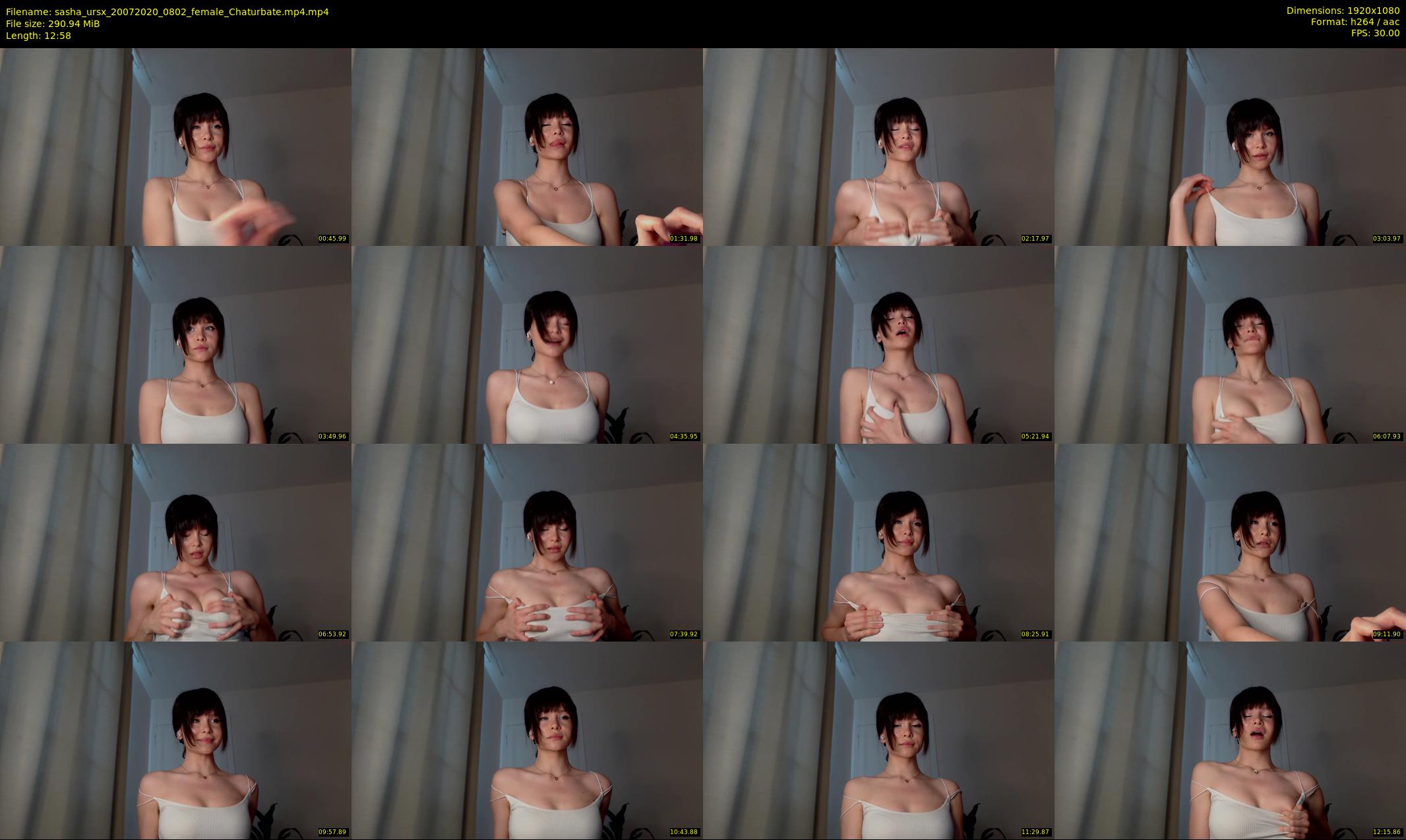 sasha_ursx — 13 minute Chaturbate female cam show recording, 1080p, Jul 20, 2020