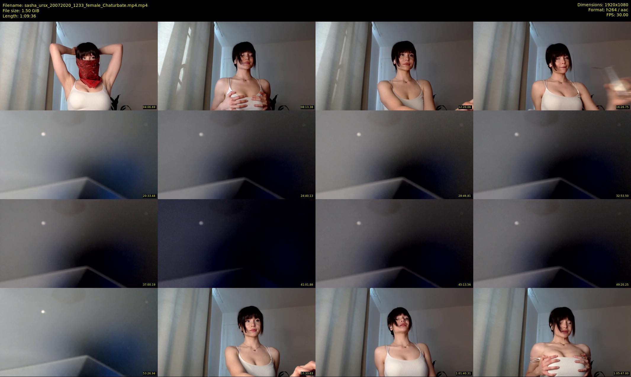 sasha_ursx — 70 minute Chaturbate female cam show recording, 1080p, Jul 20, 2020