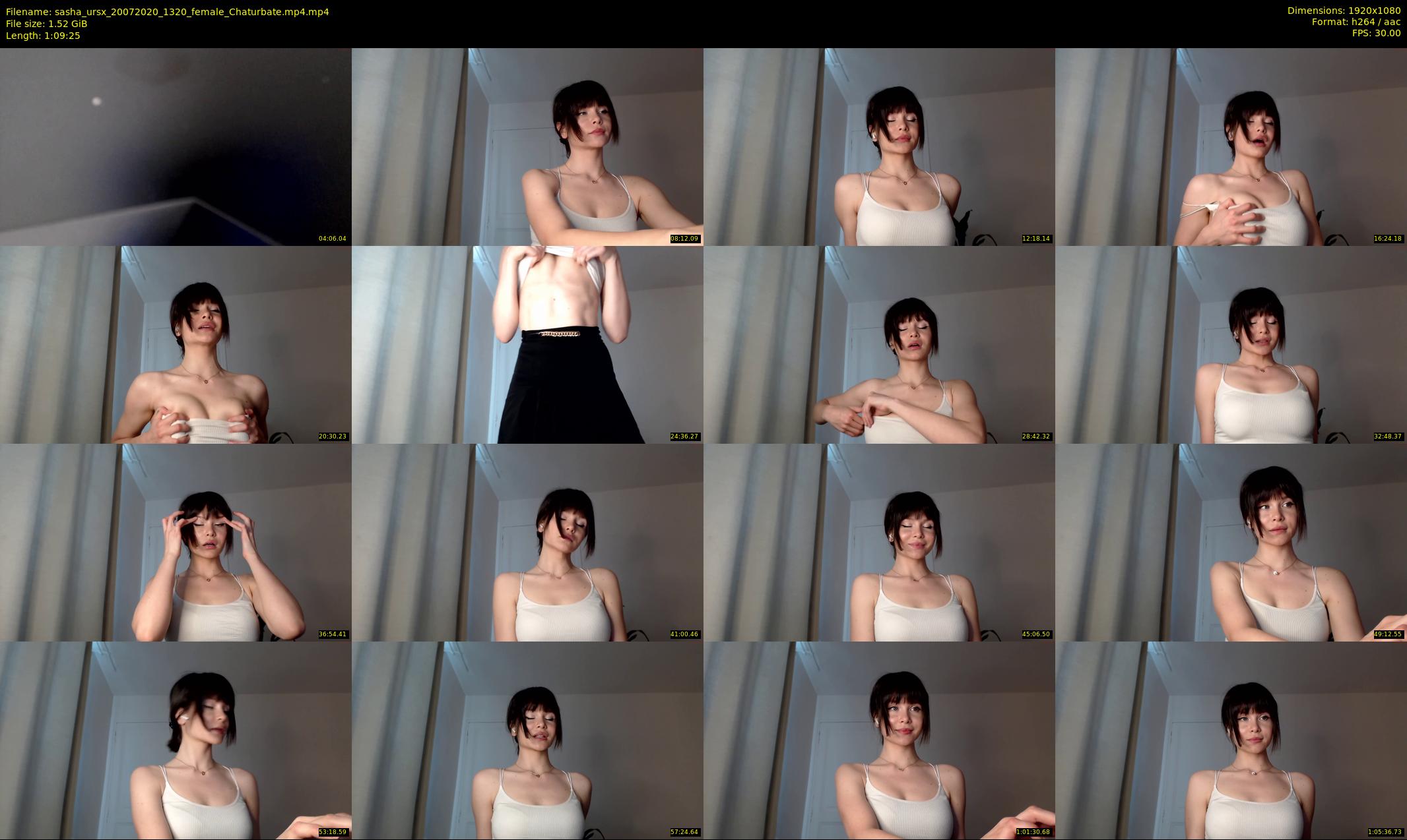 sasha_ursx — 70 minute Chaturbate female cam show recording, 1080p, Jul 20, 2020