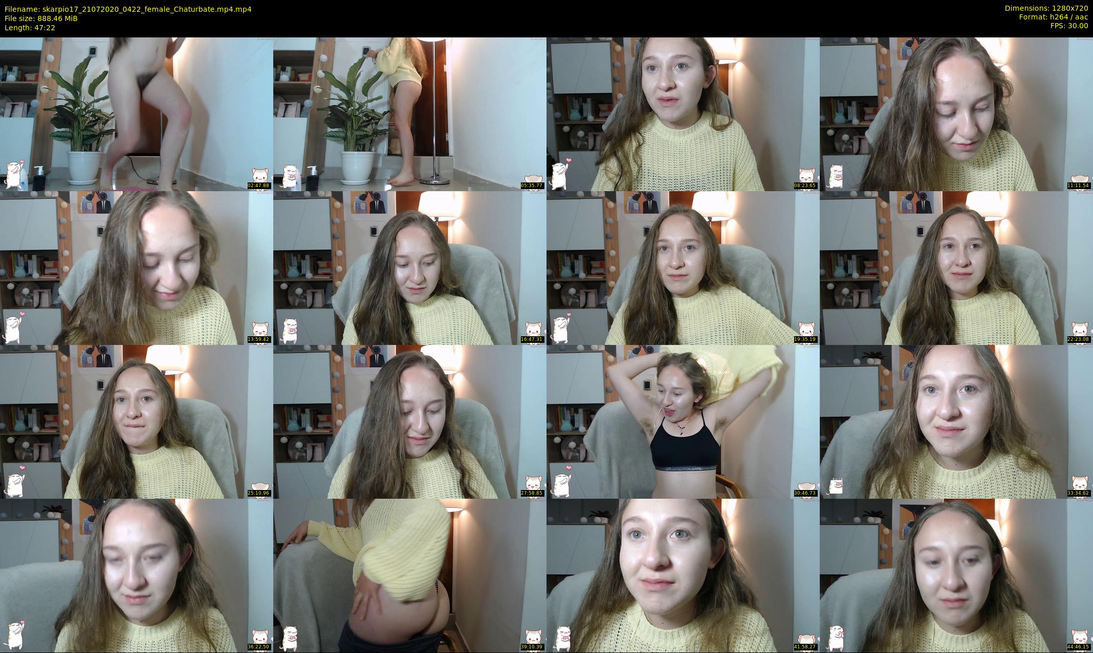 skarpio17 — 48 minute Chaturbate female cam show recording, 720p, Jul 21, 2020