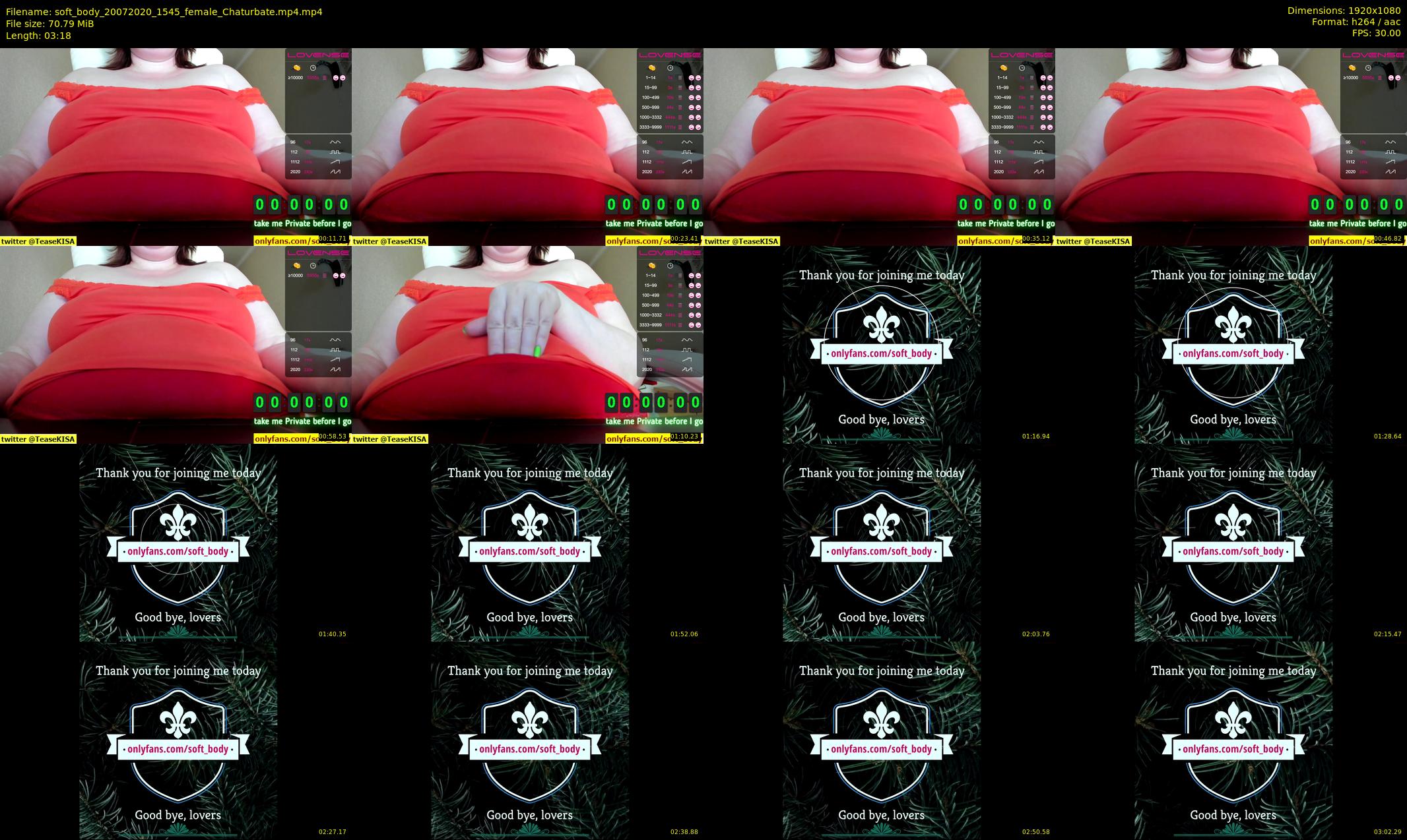 soft_body — 4 minute Chaturbate female cam show recording, 1080p, Jul 20, 2020