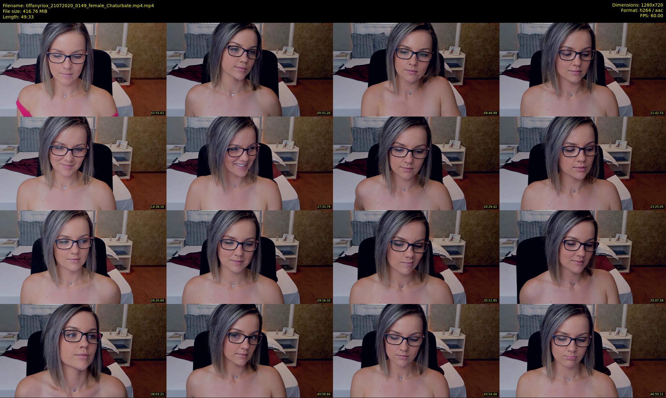 tiffanyriox — 50 minute Chaturbate female cam show recording, 720p, Jul 21, 2020