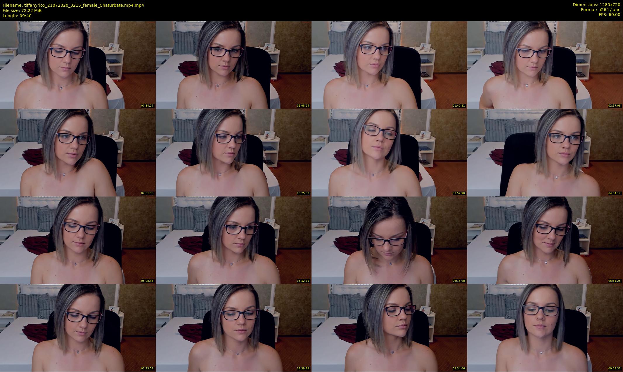 tiffanyriox — 10 minute Chaturbate female cam show recording, 720p, Jul 21, 2020