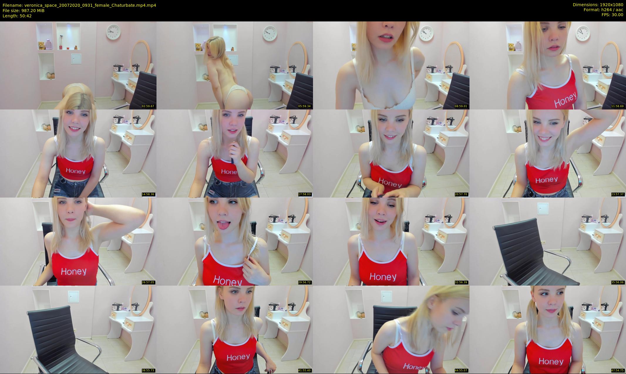 veronica_space — 51 minute Chaturbate female cam show recording, 1080p, Jul 20, 2020