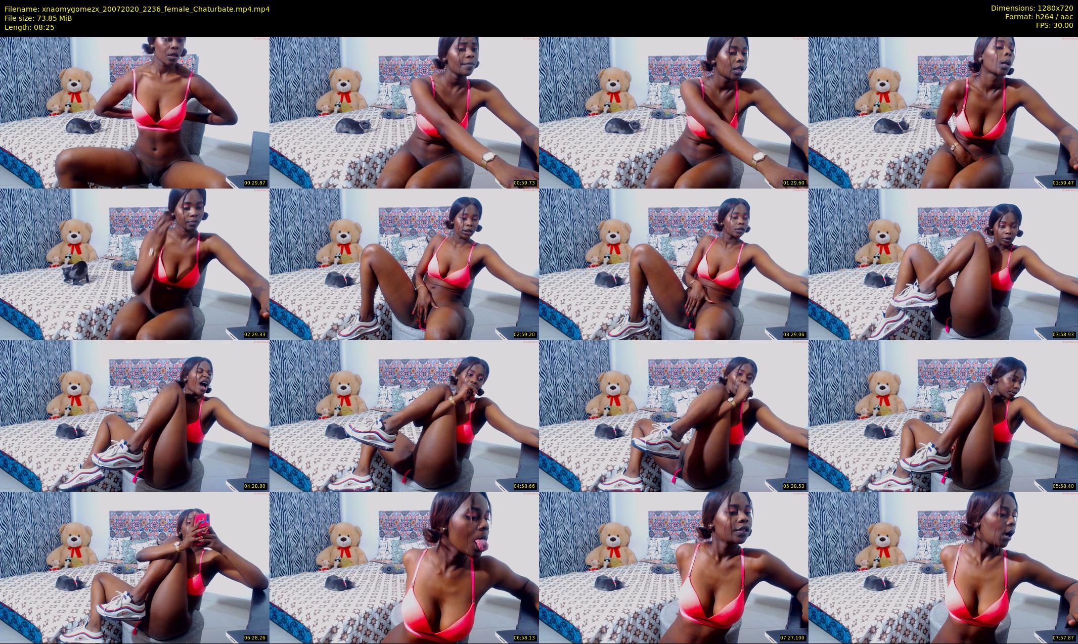 xnaomygomezx — 9 minute Chaturbate female cam show recording, 720p, Jul 20, 2020