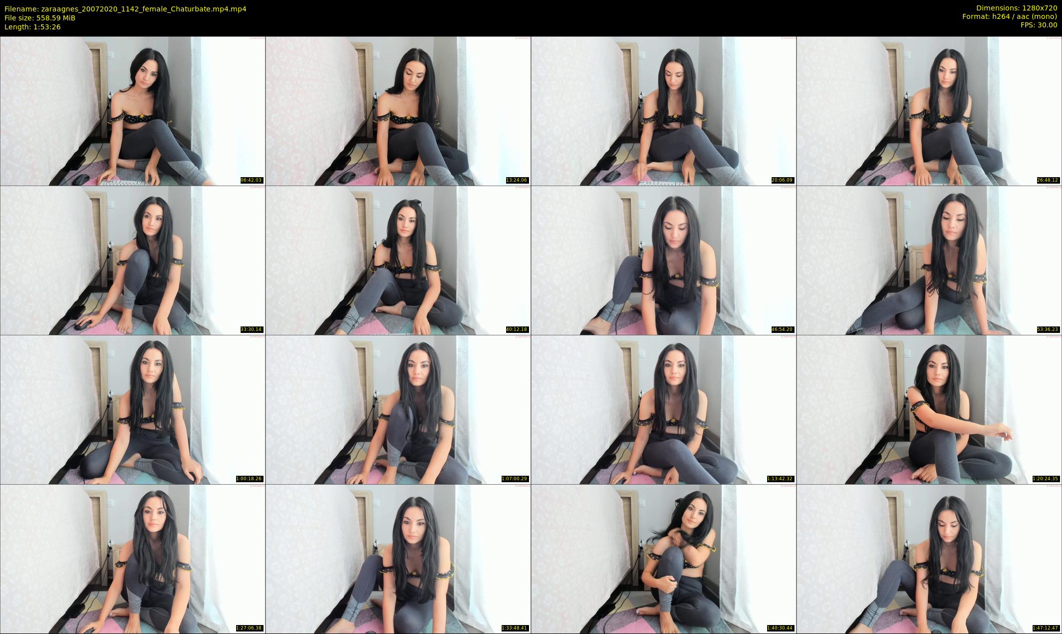 zaraagnes — 114 minute Chaturbate female cam show recording, 720p, Jul 20, 2020