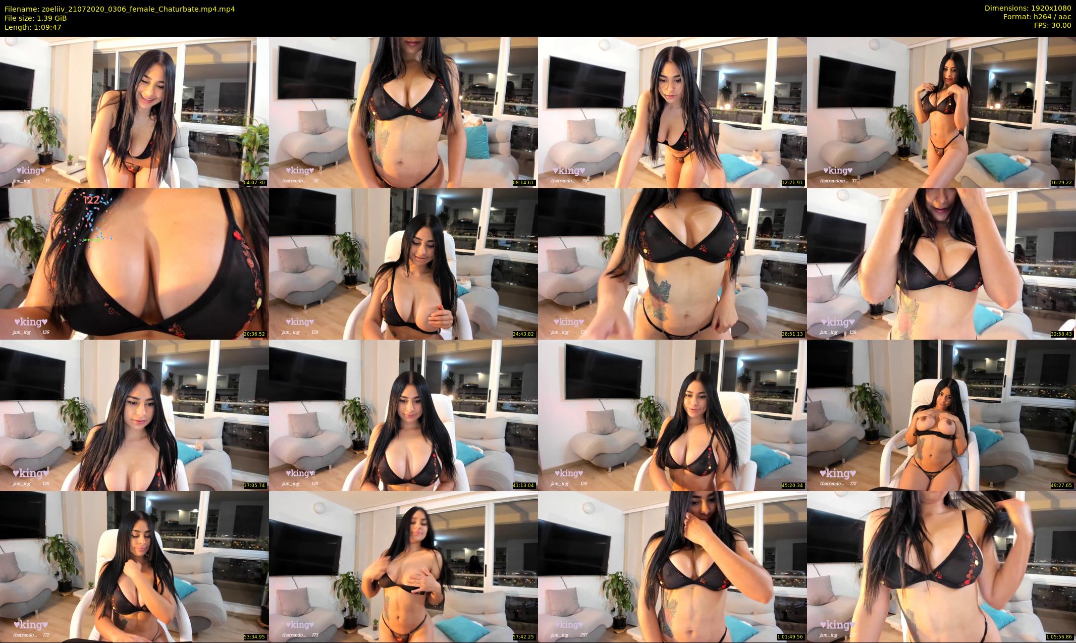 zoeliiv — 70 minute Chaturbate female cam show recording, 1080p, Jul 21, 2020