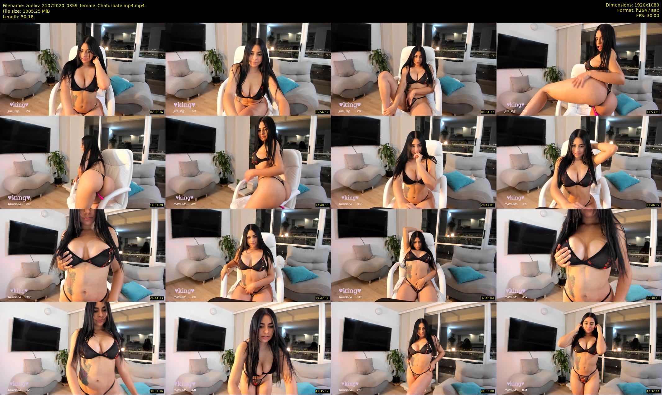 zoeliiv — 51 minute Chaturbate female cam show recording, 1080p, Jul 21, 2020