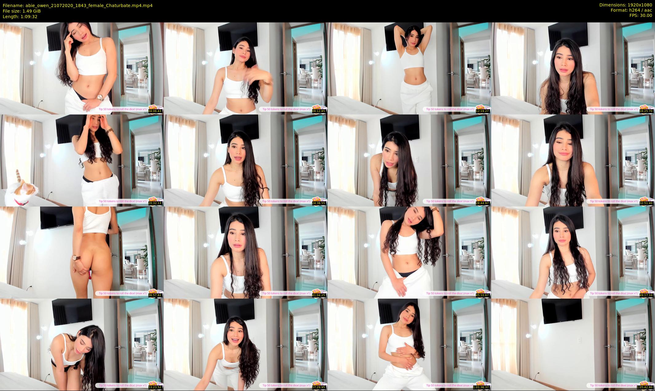 abie_owen — 70 minute Chaturbate female cam show recording, 1080p, Jul 21, 2020