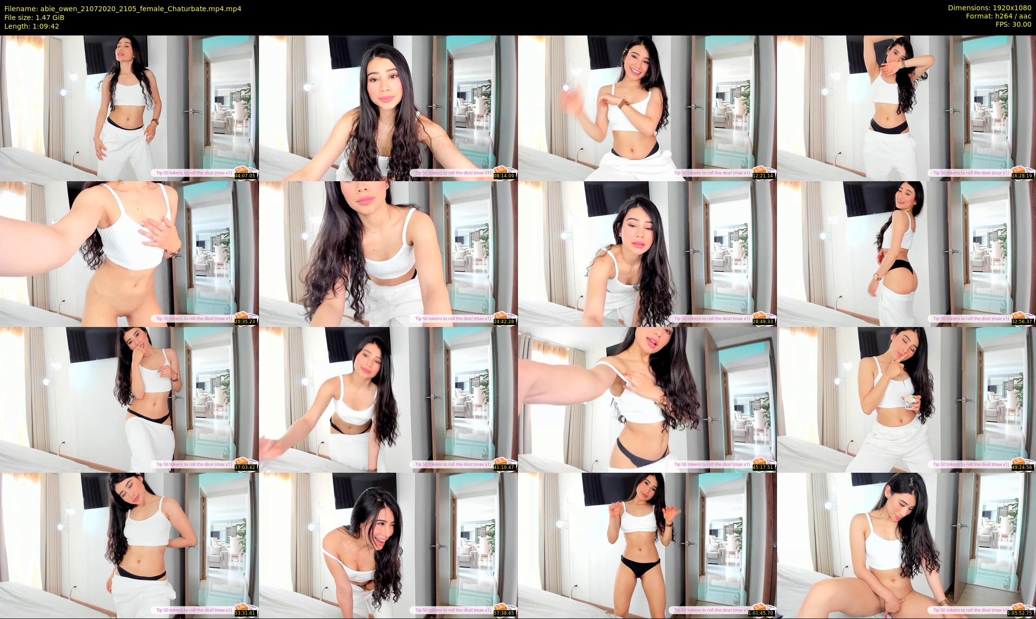 abie_owen — 70 minute Chaturbate female cam show recording, 1080p, Jul 21, 2020