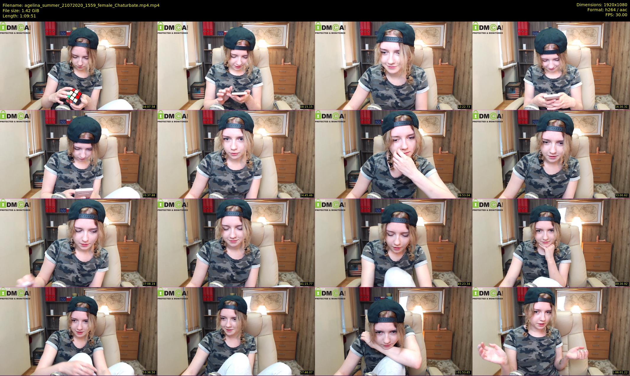 agelina_summer — 70 minute Chaturbate female cam show recording, 1080p, Jul 21, 2020
