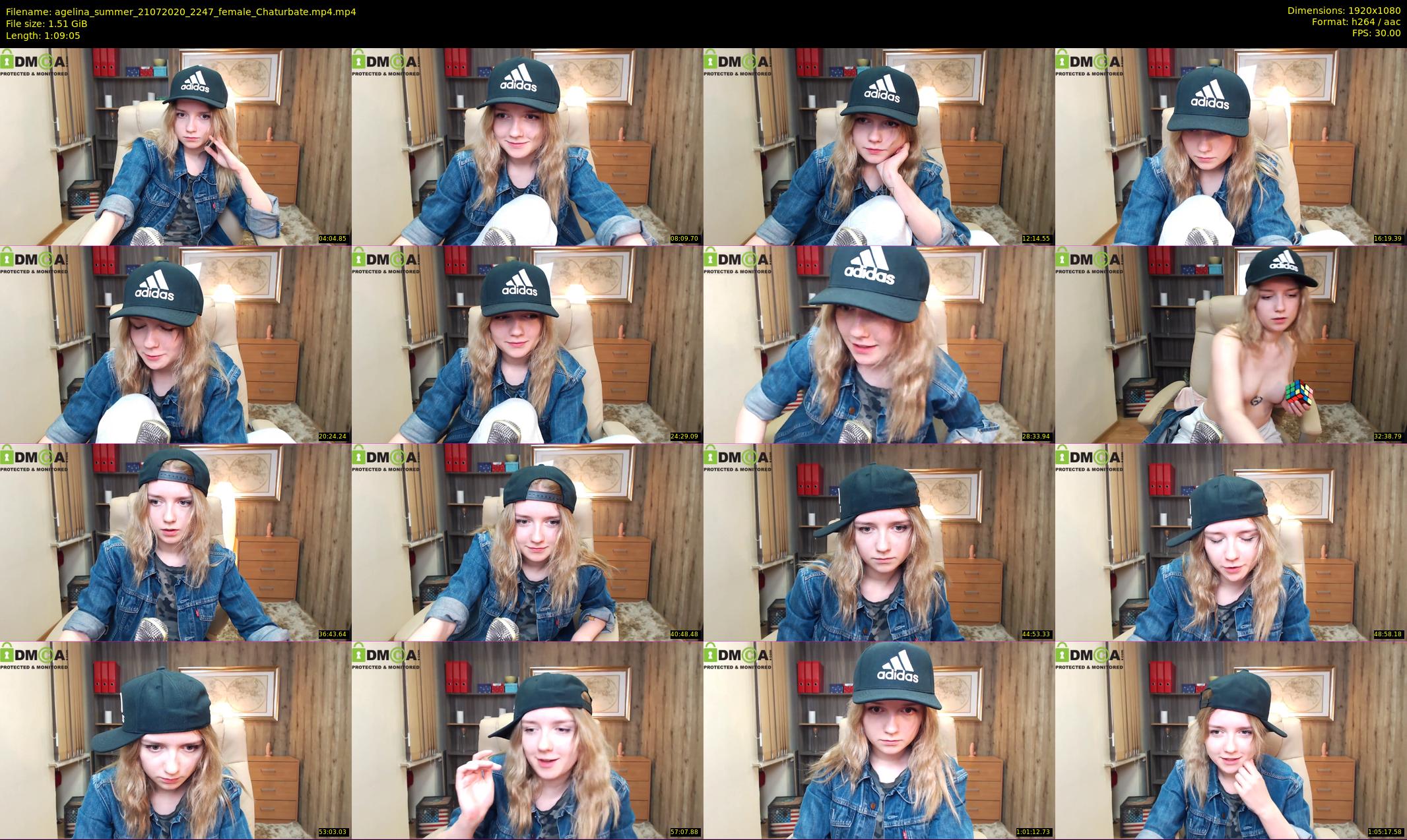 agelina_summer — 70 minute Chaturbate female cam show recording, 1080p, Jul 21, 2020