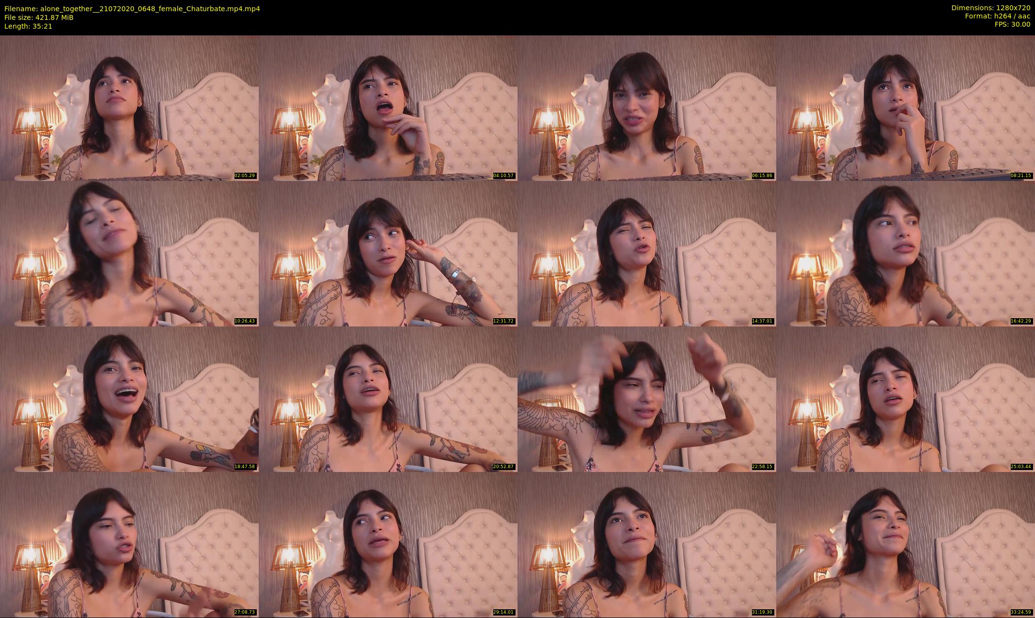alone_together_ — 36 minute Chaturbate female cam show recording, 720p, Jul 21, 2020