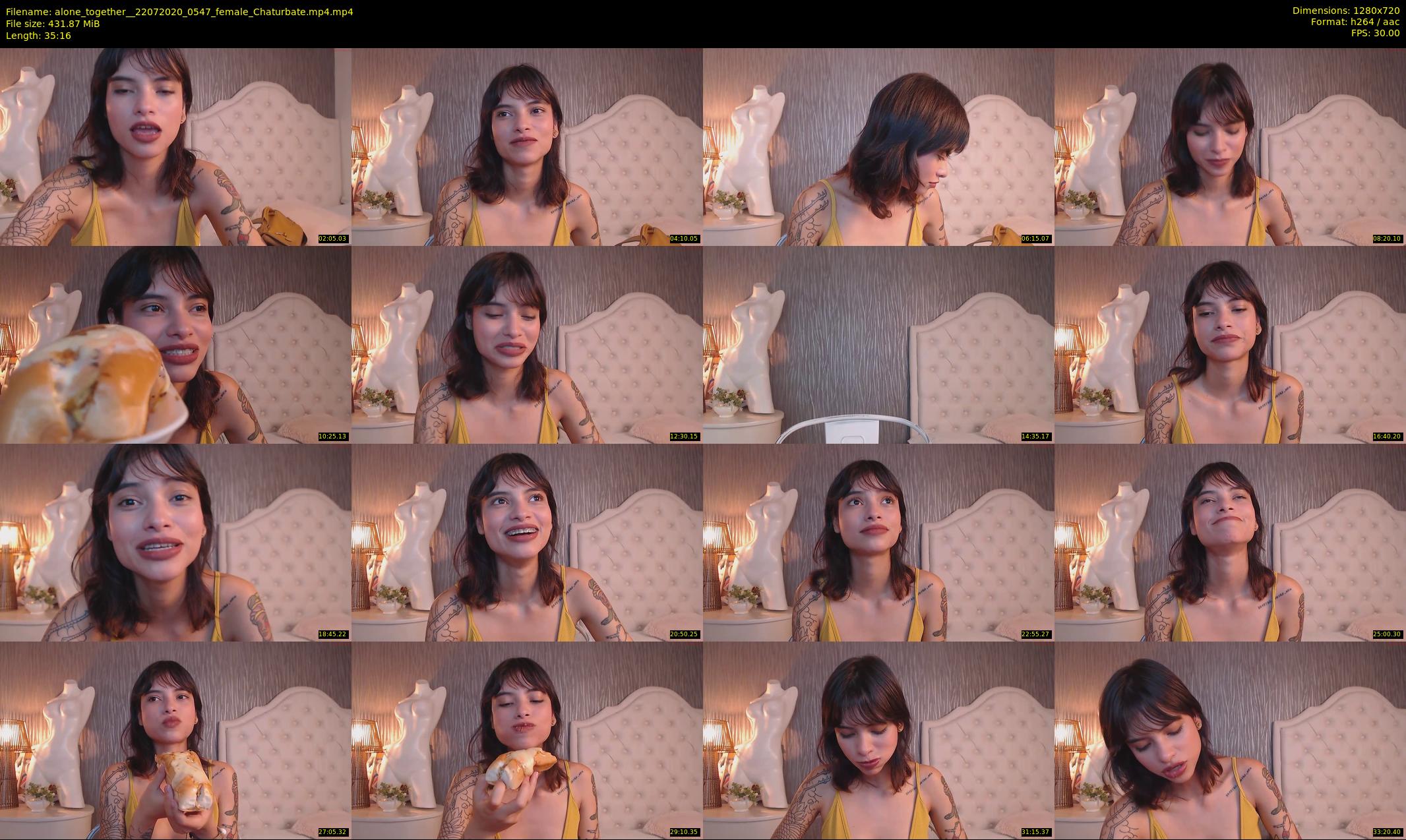 alone_together_ — 36 minute Chaturbate female cam show recording, 720p, Jul 22, 2020