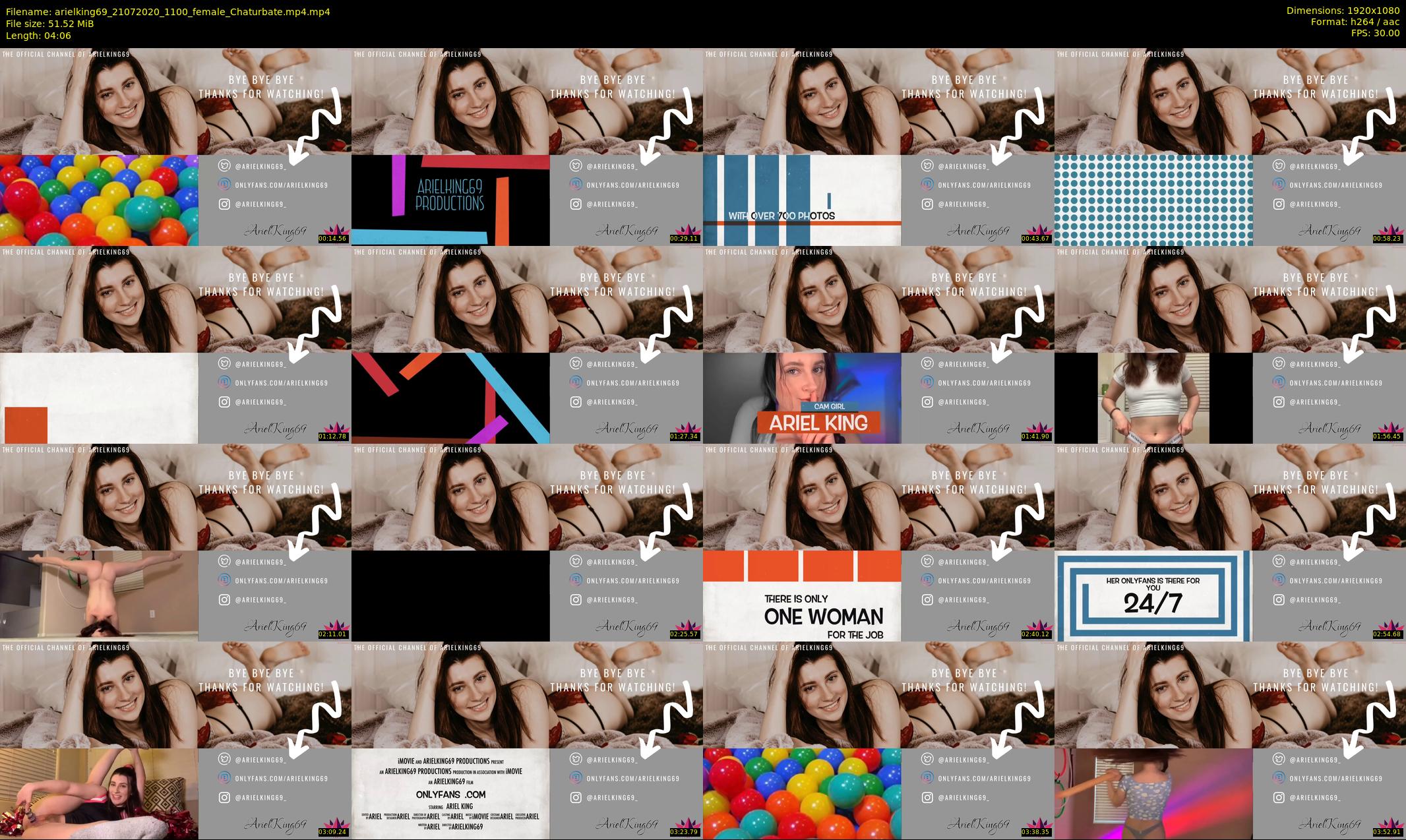 arielking69 — 5 minute Chaturbate female cam show recording, 1080p, Jul 21, 2020