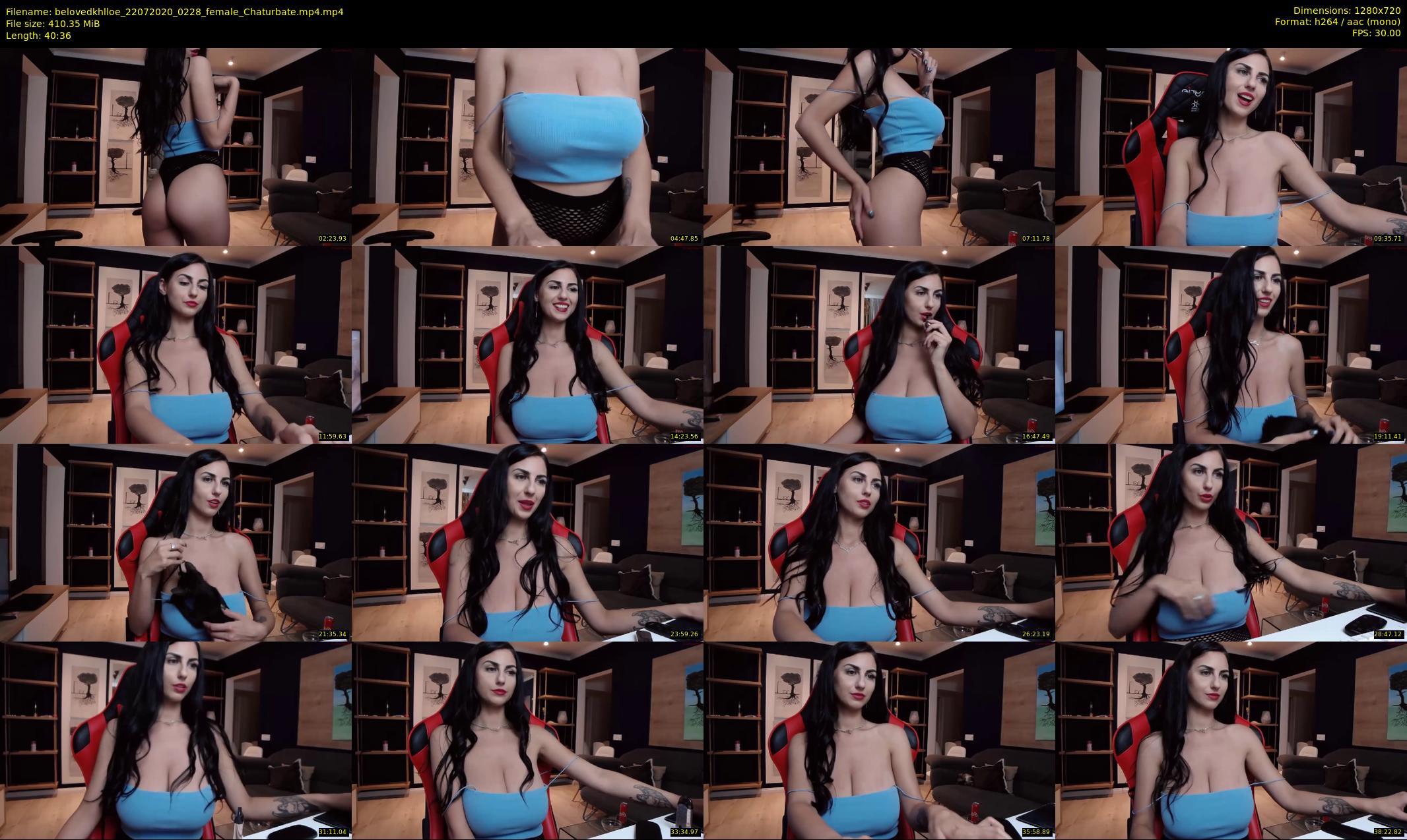 belovedkhlloe — 41 minute Chaturbate female cam show recording, 720p, Jul 22, 2020