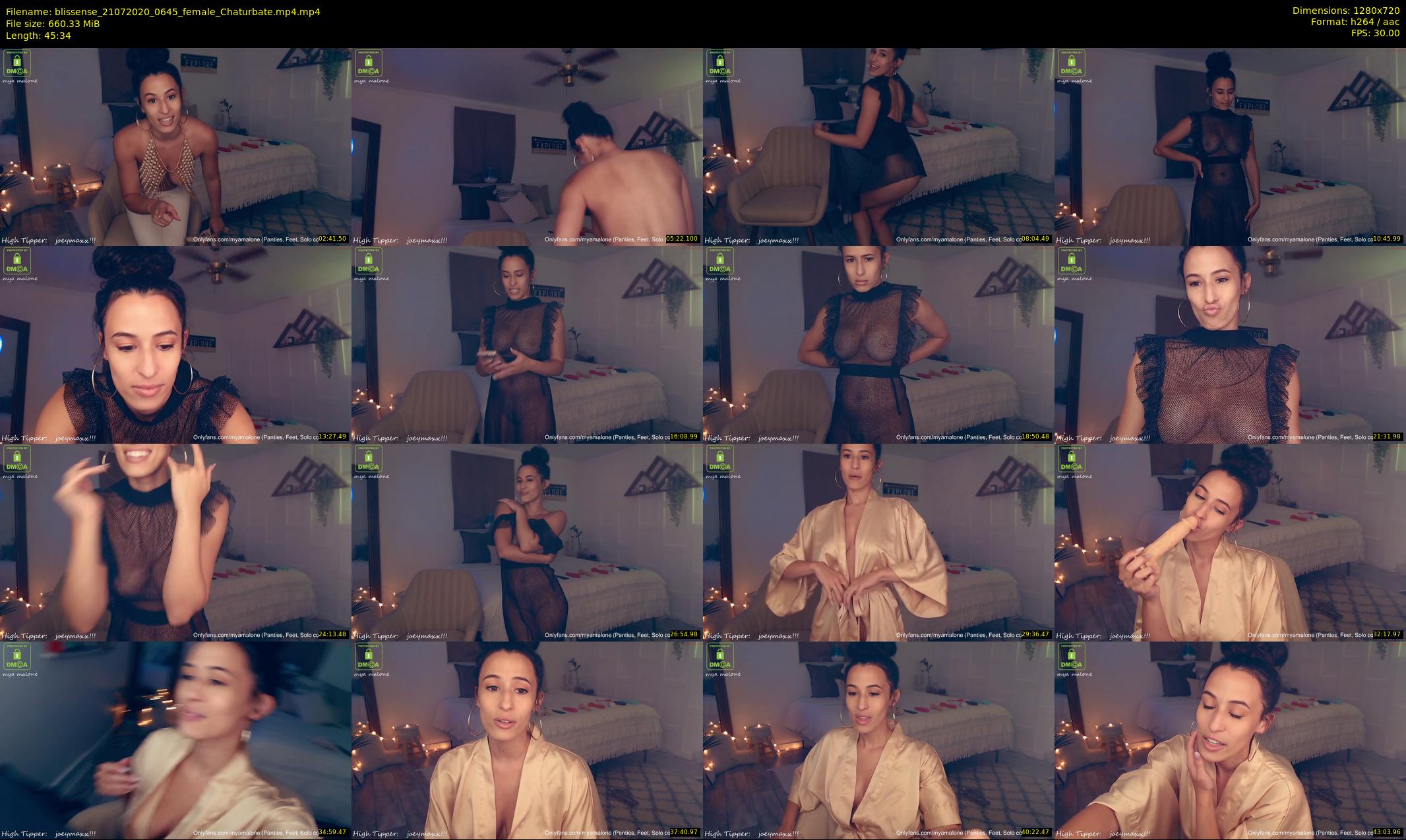 blissense — 46 minute Chaturbate female cam show recording, 720p, Jul 21, 2020