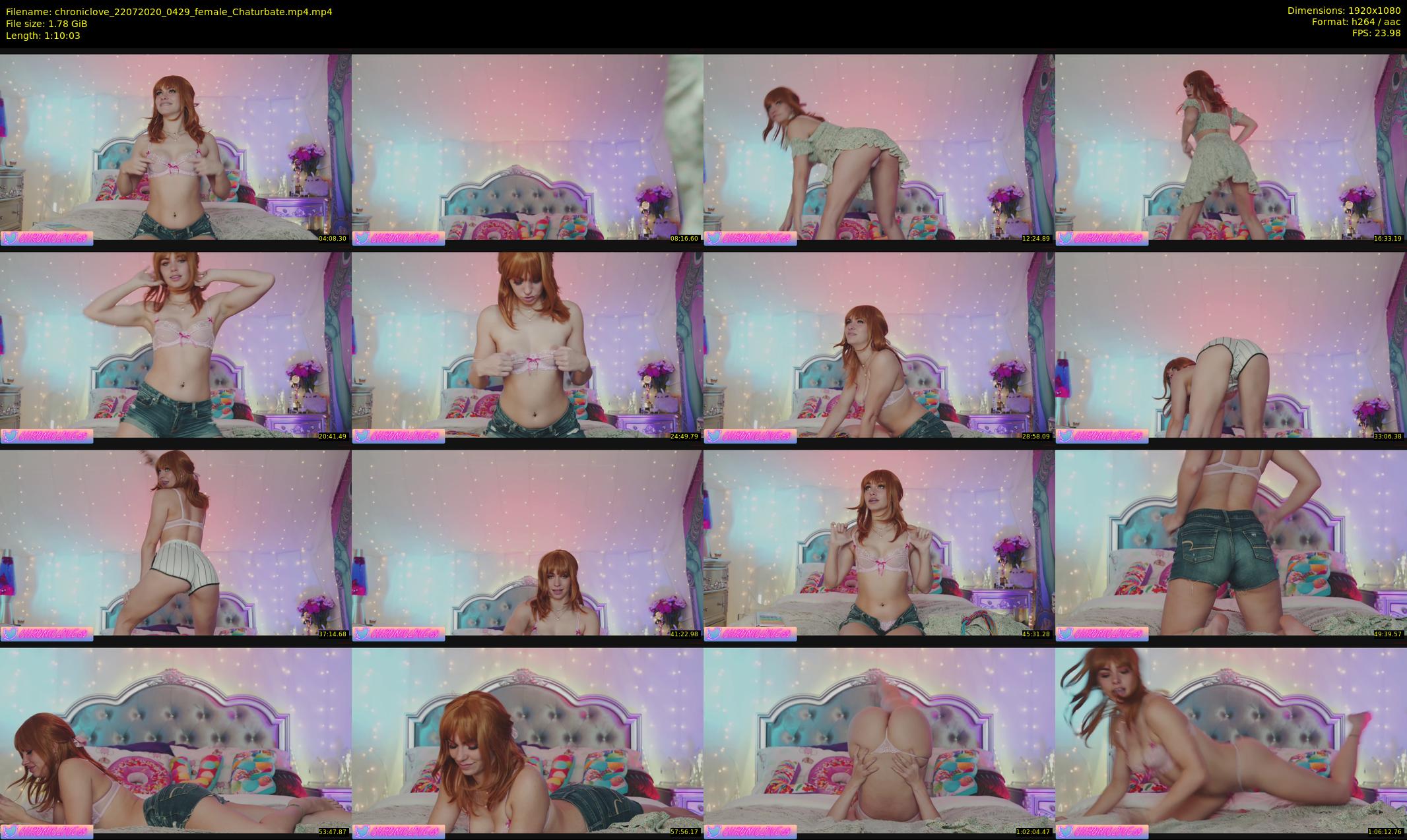 chroniclove — 71 minute Chaturbate female cam show recording, 1080p, Jul 22, 2020