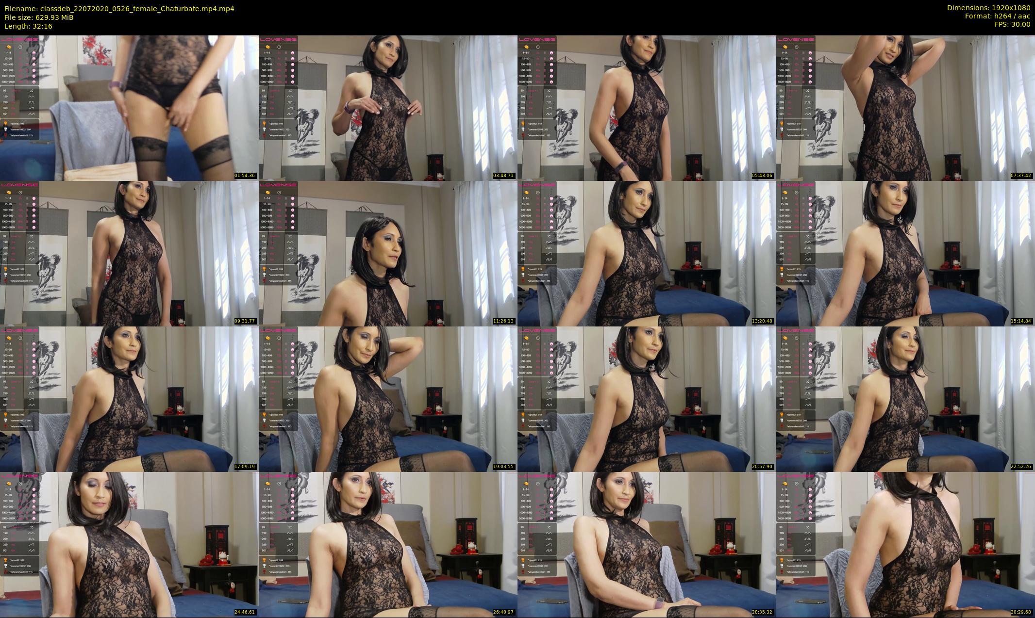 classdeb — 33 minute Chaturbate female cam show recording, 1080p, Jul 22, 2020