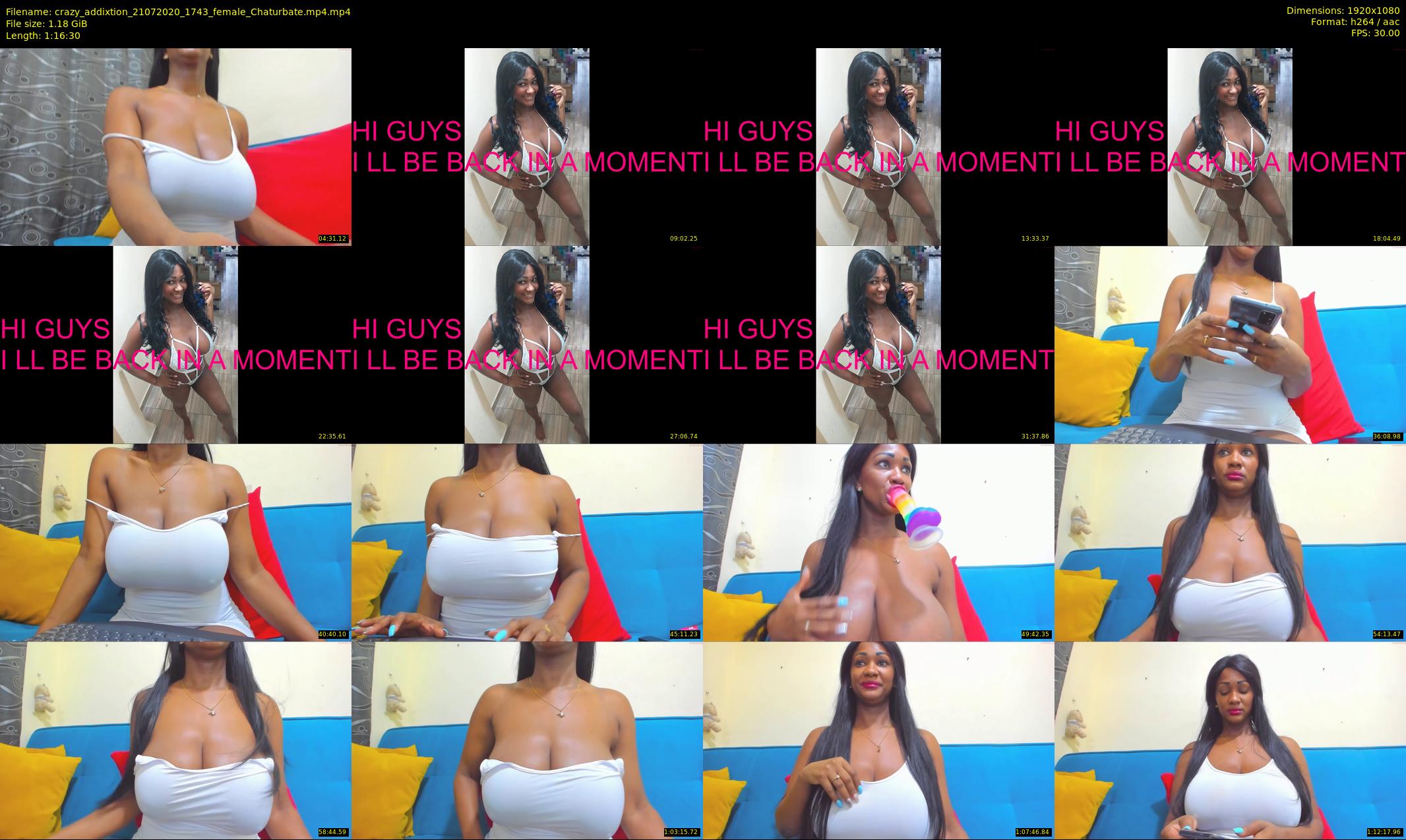 crazy_addixtion — 77 minute Chaturbate female cam show recording, 1080p, Jul 21, 2020