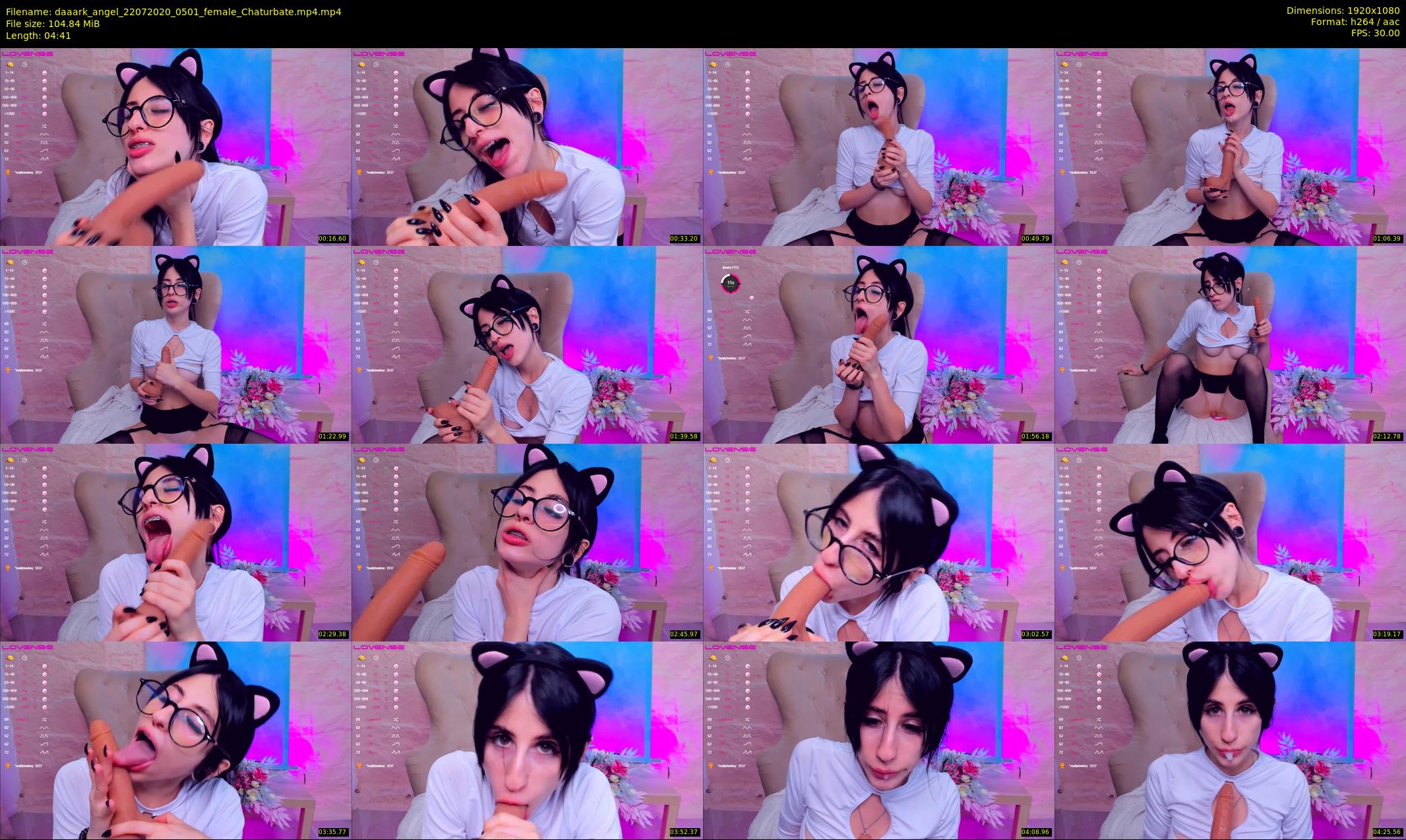 daaark_angel — 5 minute Chaturbate female cam show recording, 1080p, Jul 22, 2020