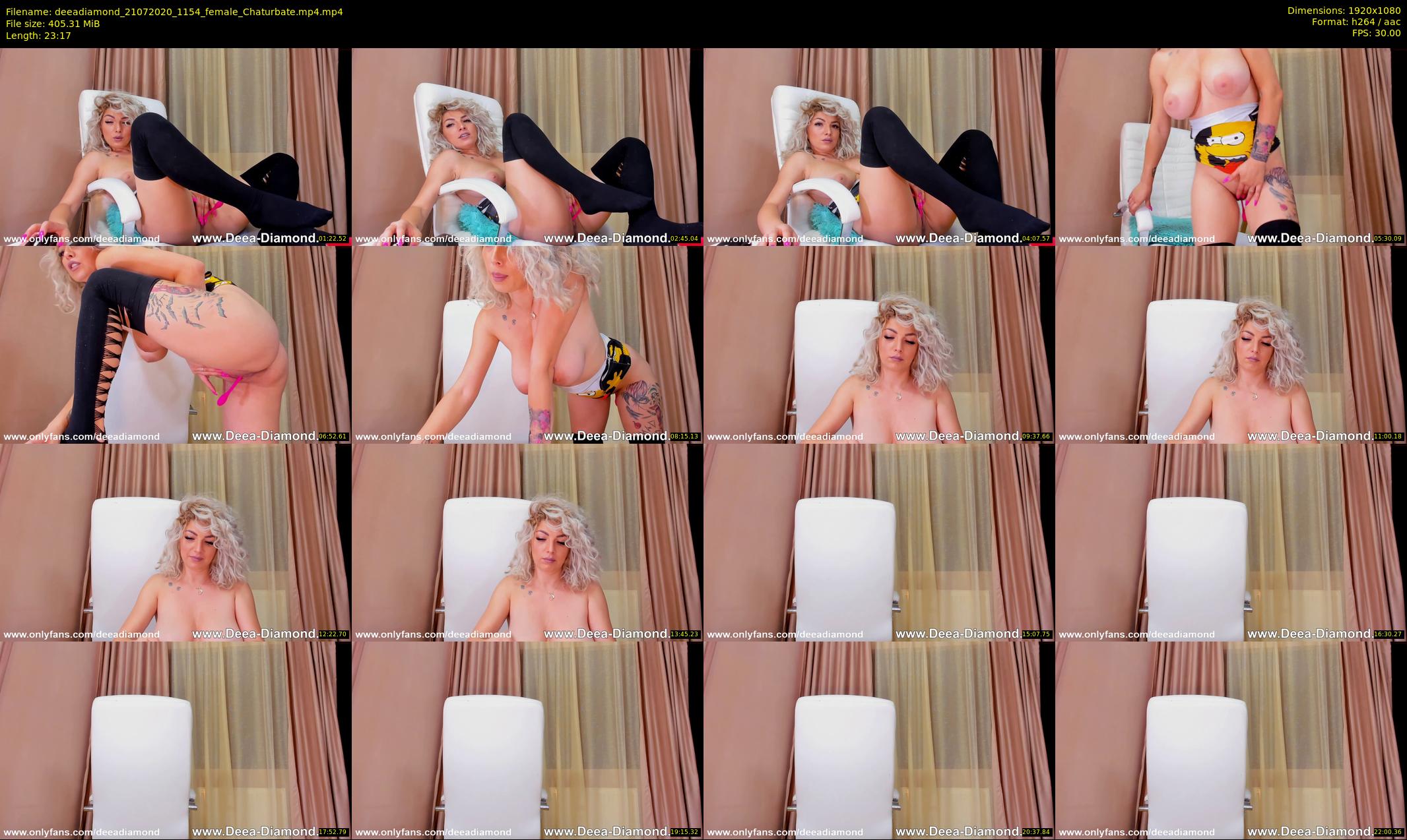 deeadiamond — 24 minute Chaturbate female cam show recording, 1080p, Jul 21, 2020